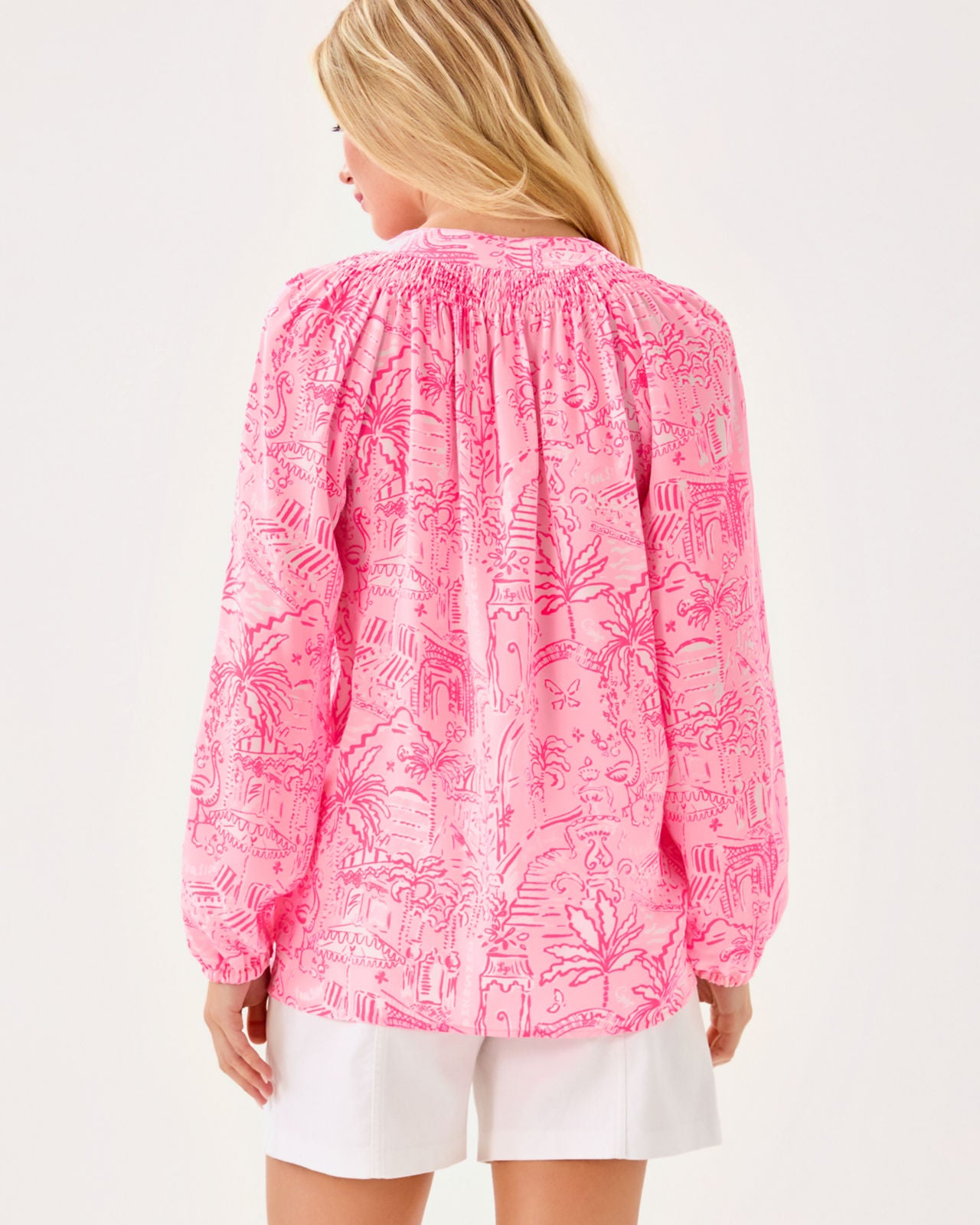 Elsa Top In Conch Shell Pink Pennys Playground