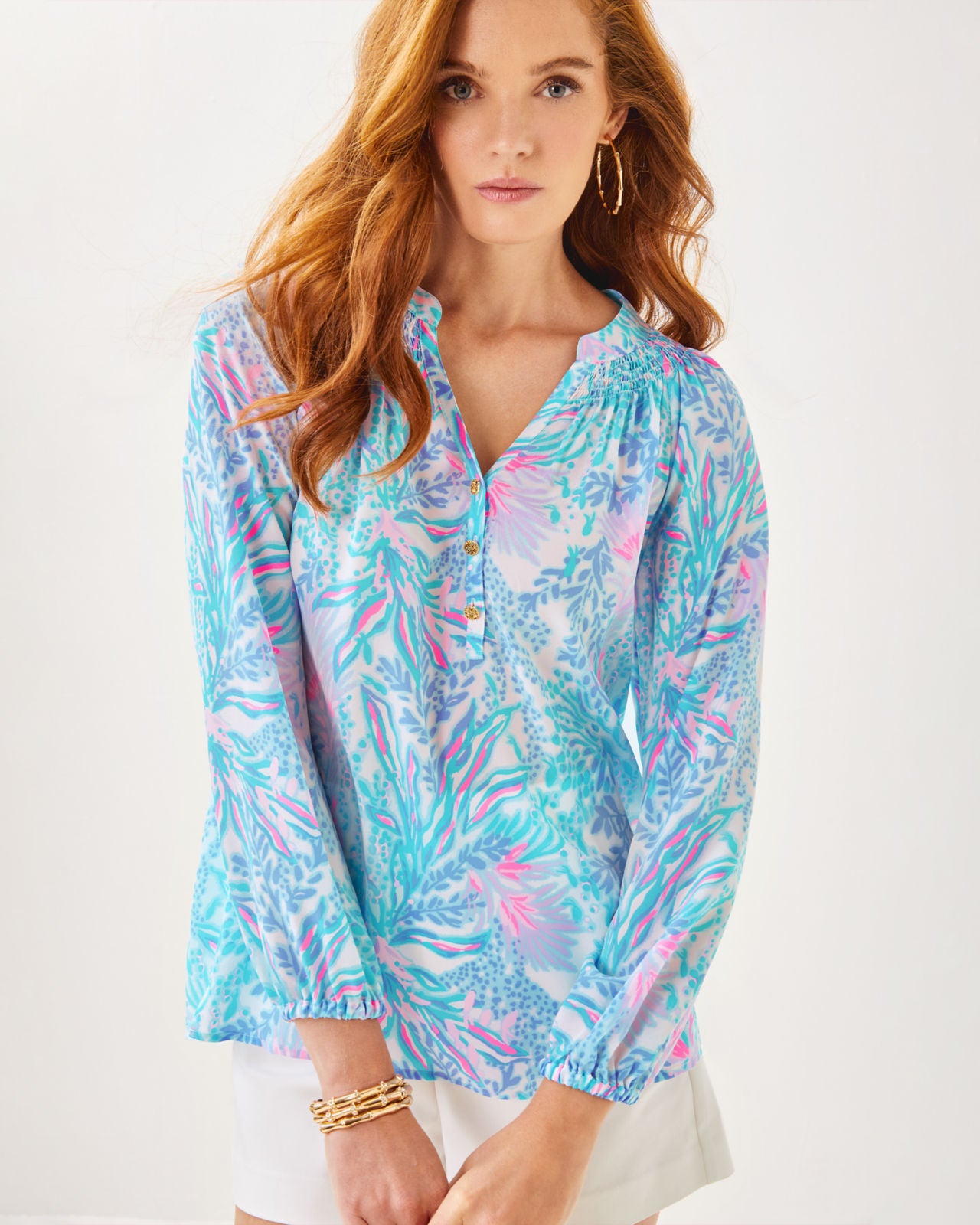 Elsa Top in Multi Via Del Mar