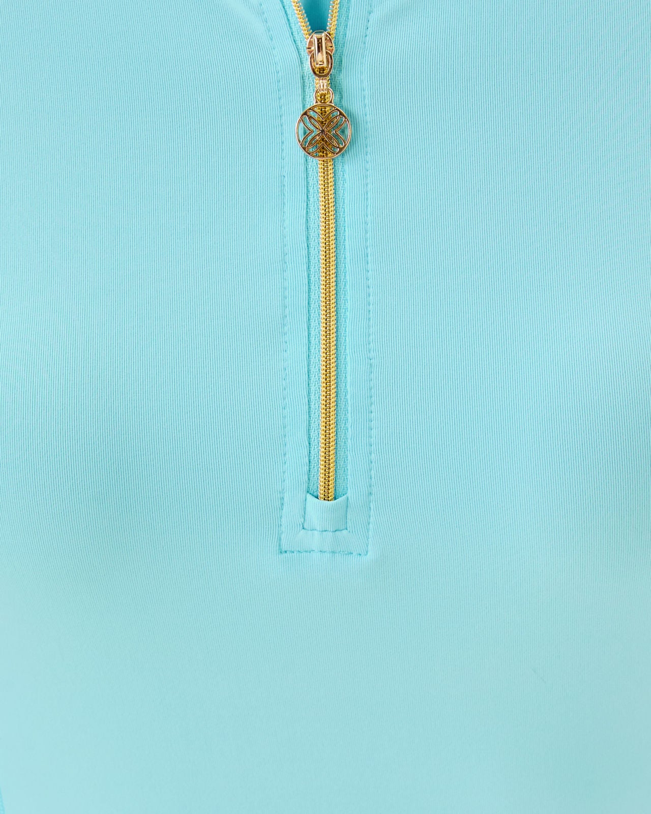 Justine Half Zip UPF 50+ In Fresh Water Blue