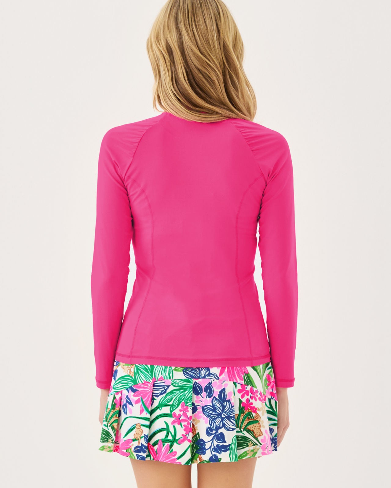 Justine Half Zip UPF 50+ In Parigi Pink