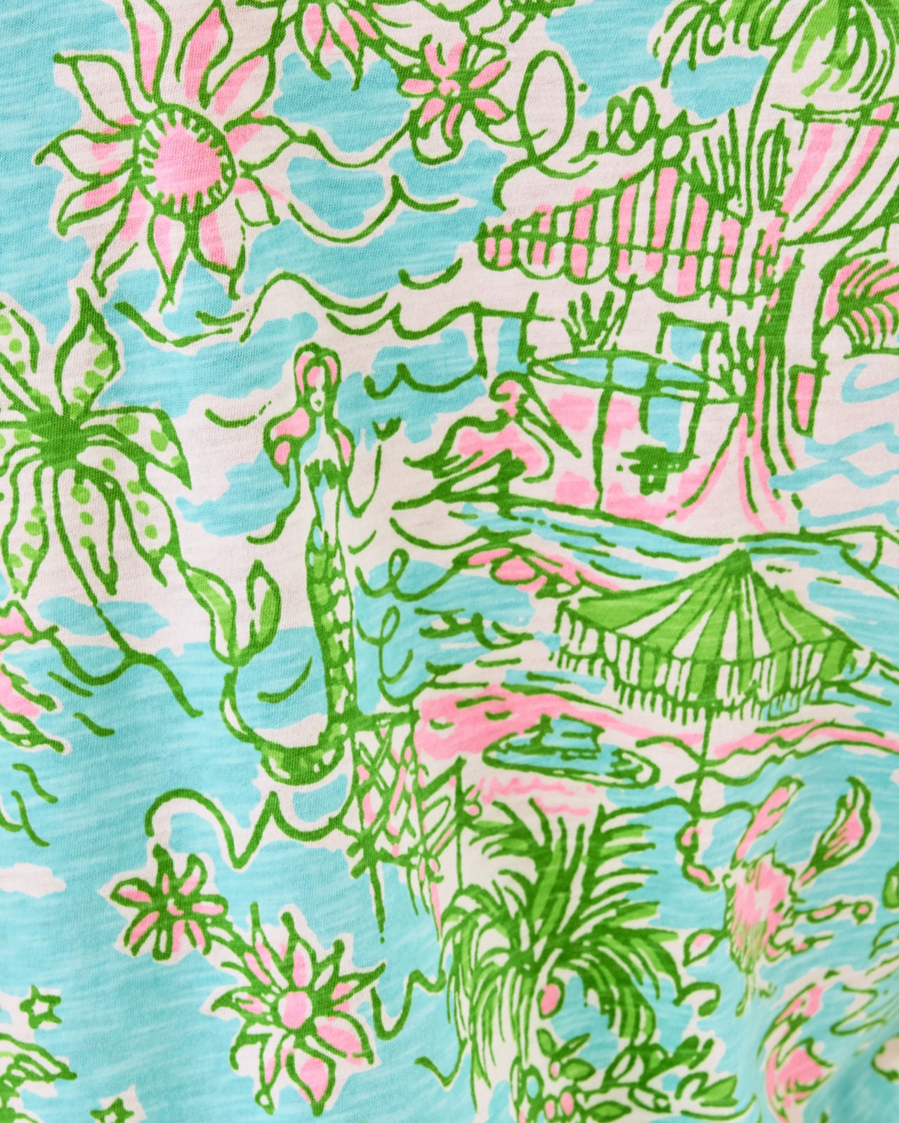Etta Scoop-Neck In Fresh Water Blue Sunbathers Bliss