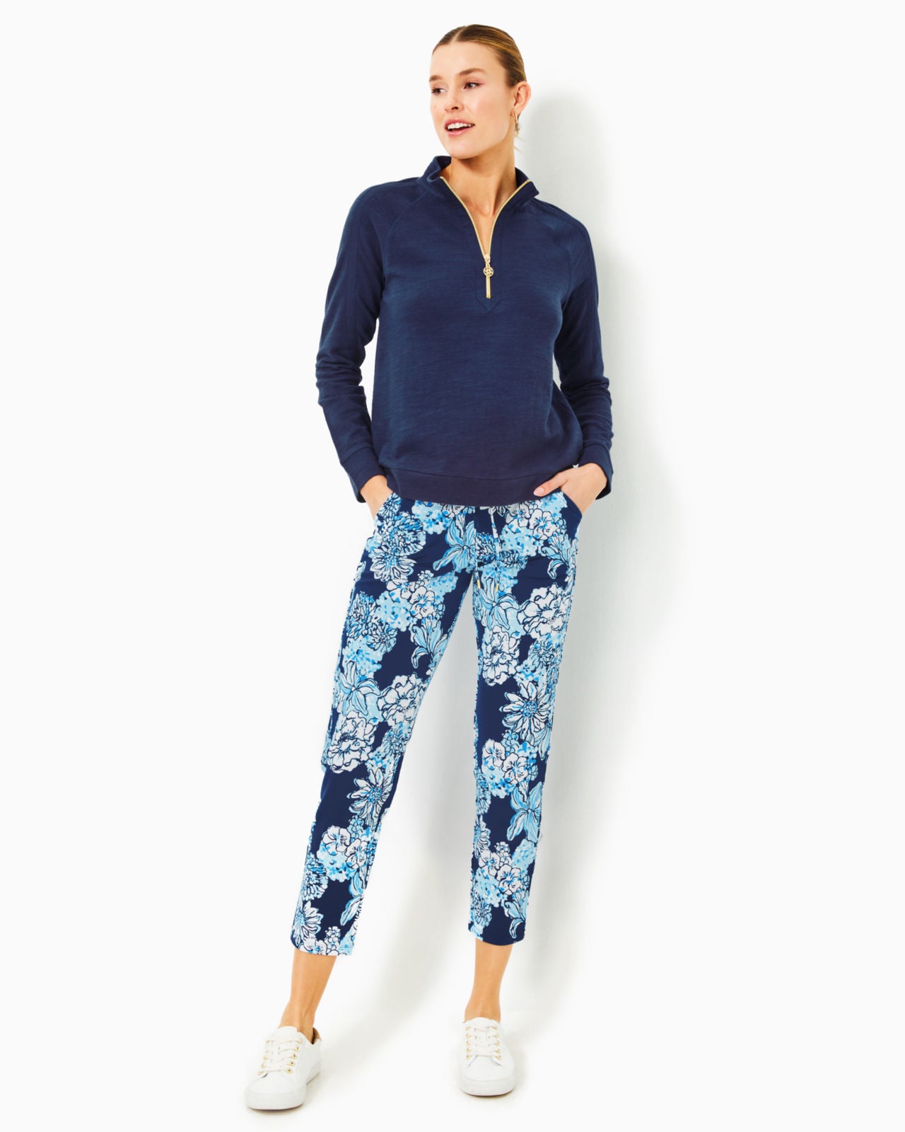 Ashlee Pullover in Low Tide Navy