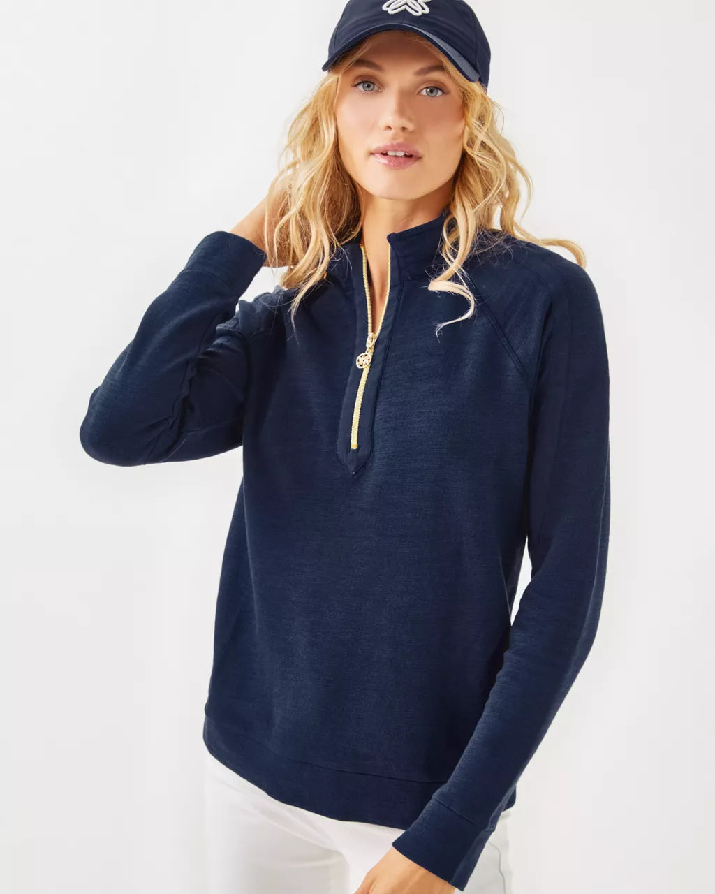 Ashlee Pullover in True Navy