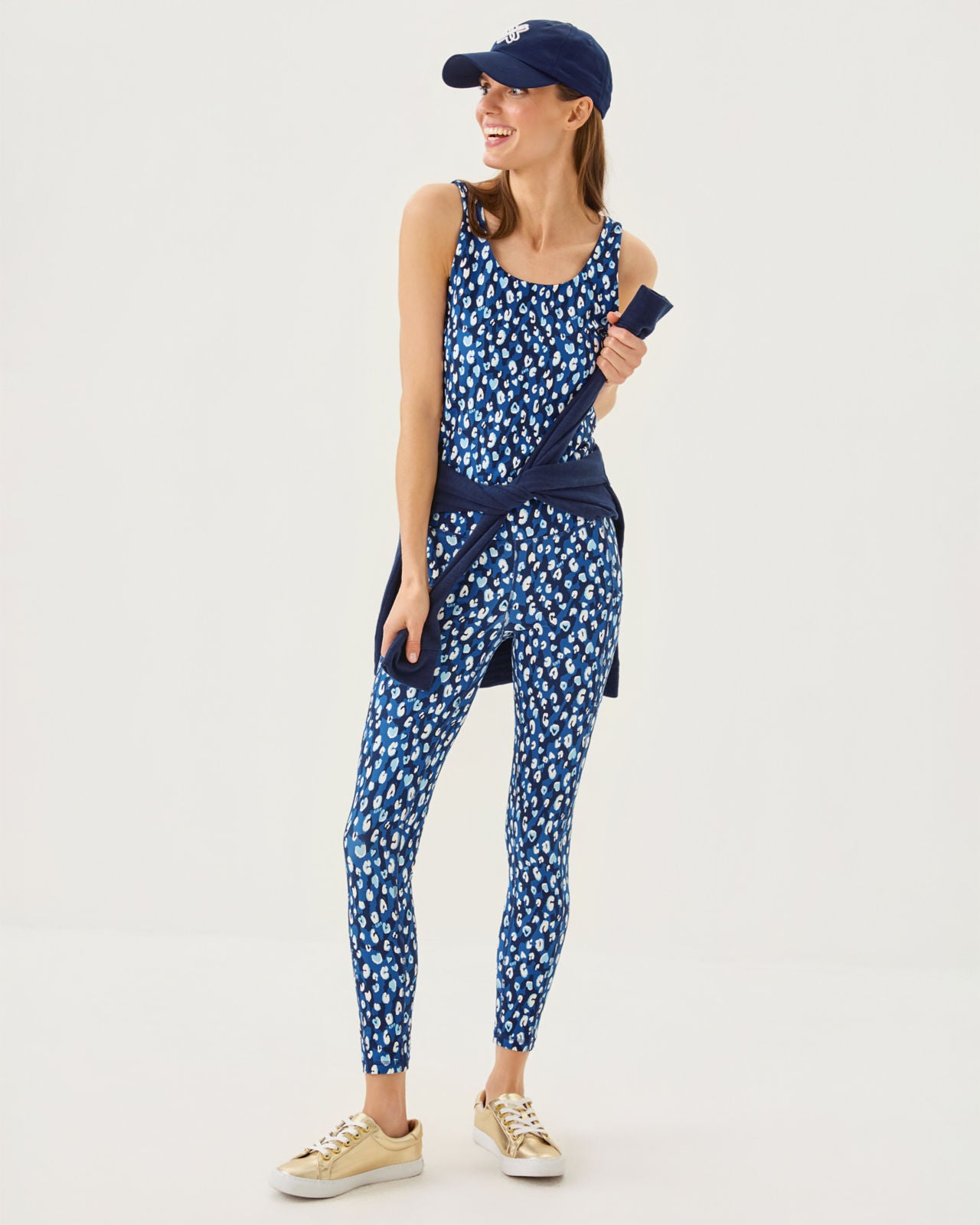 Ari Reversible Active Tank UPF 50+ In Starlight Navy Youre An Animal