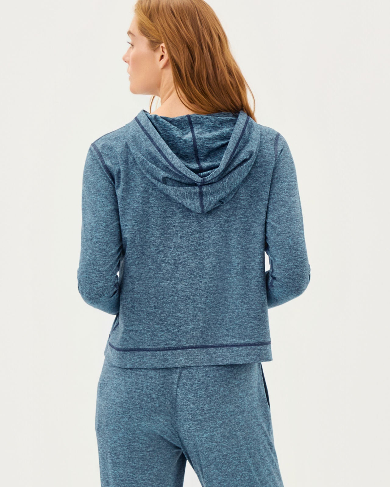 Asena UPF 50+ Hoodie In Low Tide Navy X Tangier Teal
