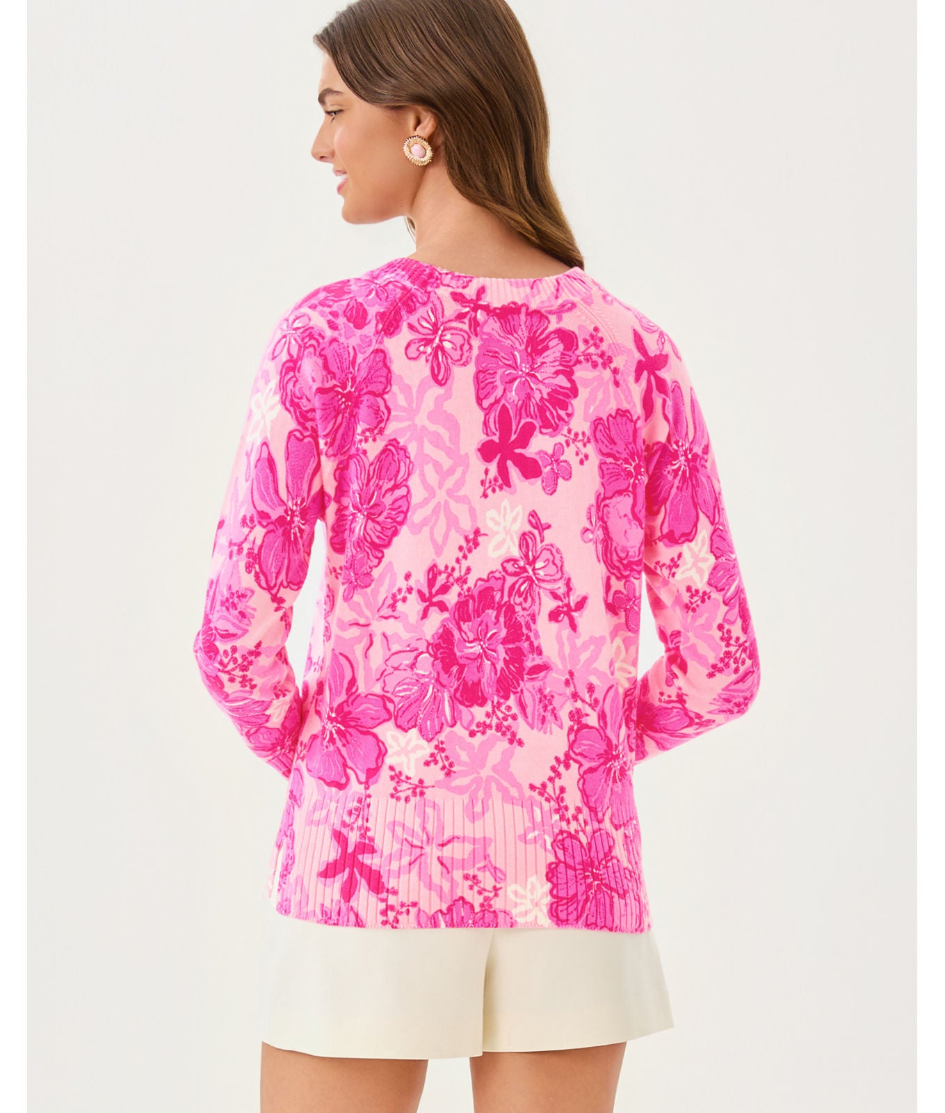 Salima Sweater In Parigi Pink Supporting Squad