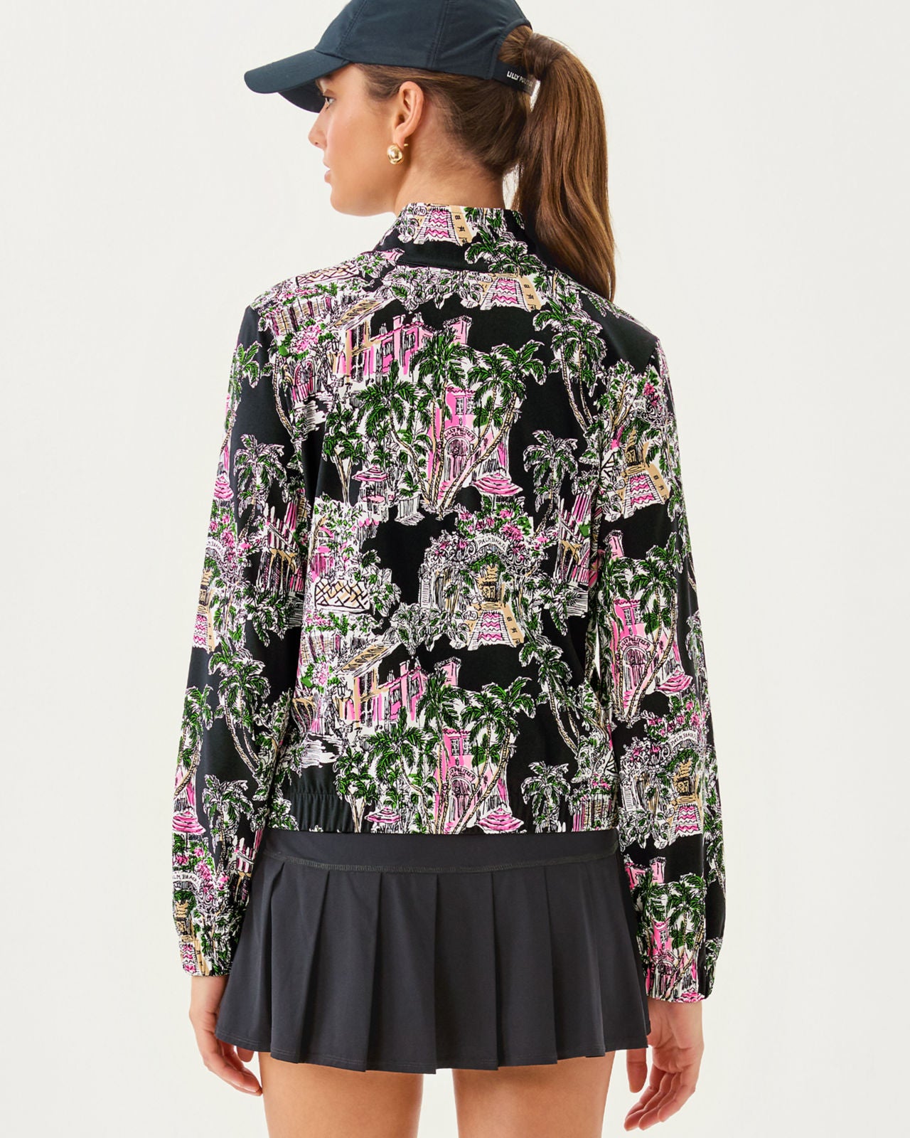 Aegean Jacket UPF 50+ In Onyx PB Anniversary Toile