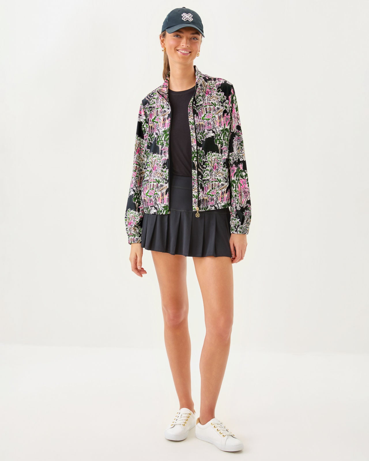 Aegean Jacket UPF 50+ In Onyx PB Anniversary Toile
