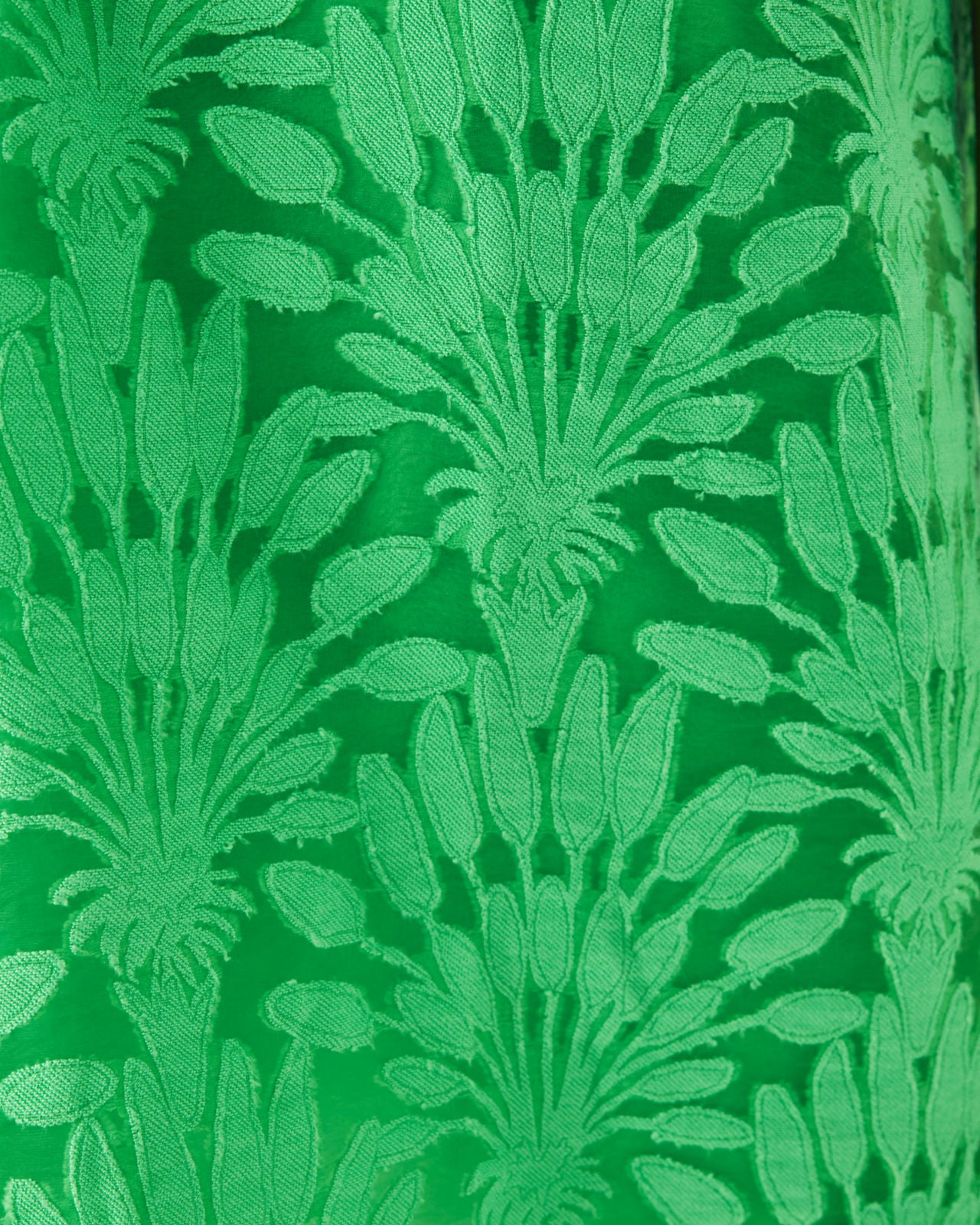 Tolya Top in Fauna Green Stacked Palm Burnout