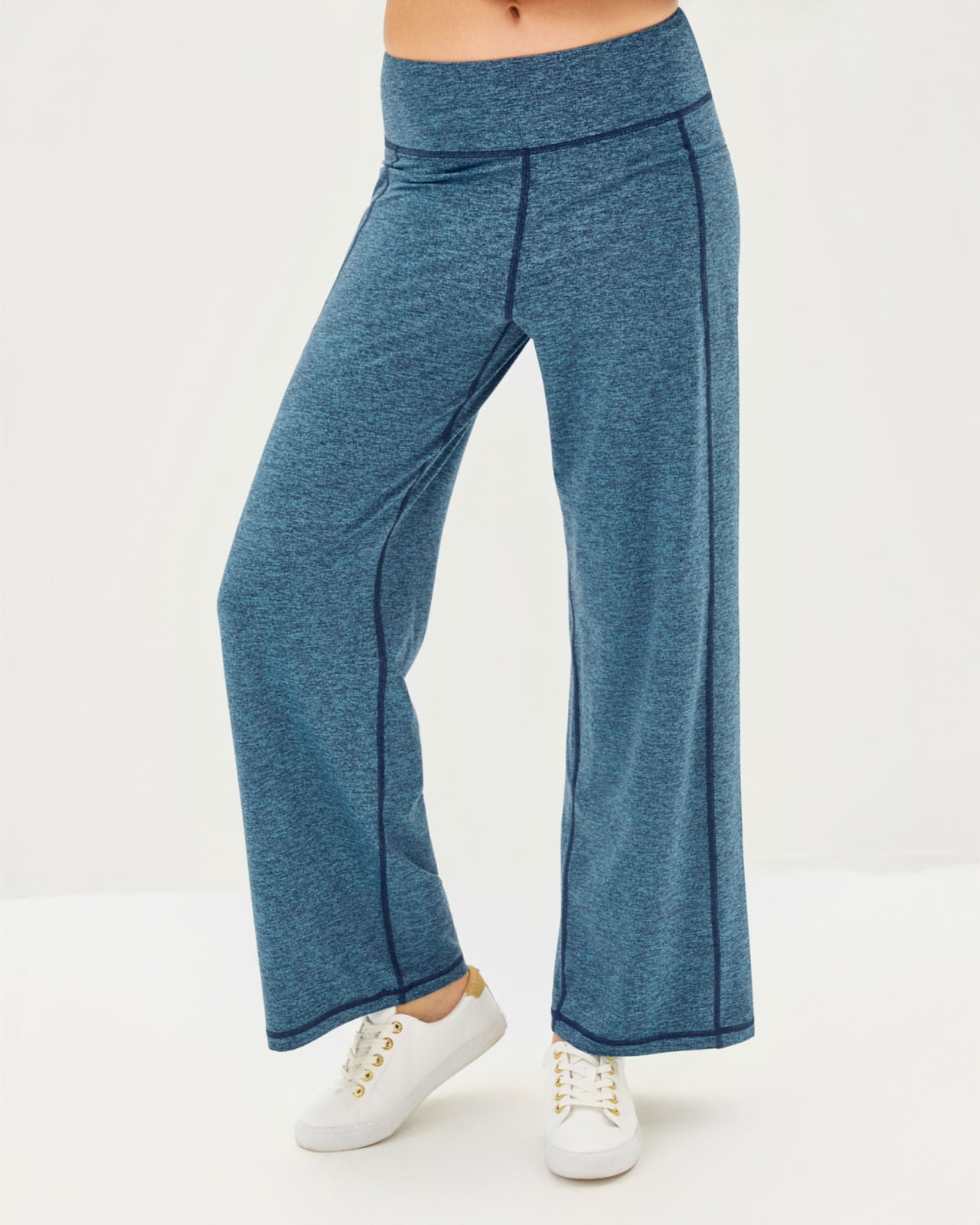Galia Pant UPF 50+ In Low Tide Navy X Tangier Teal