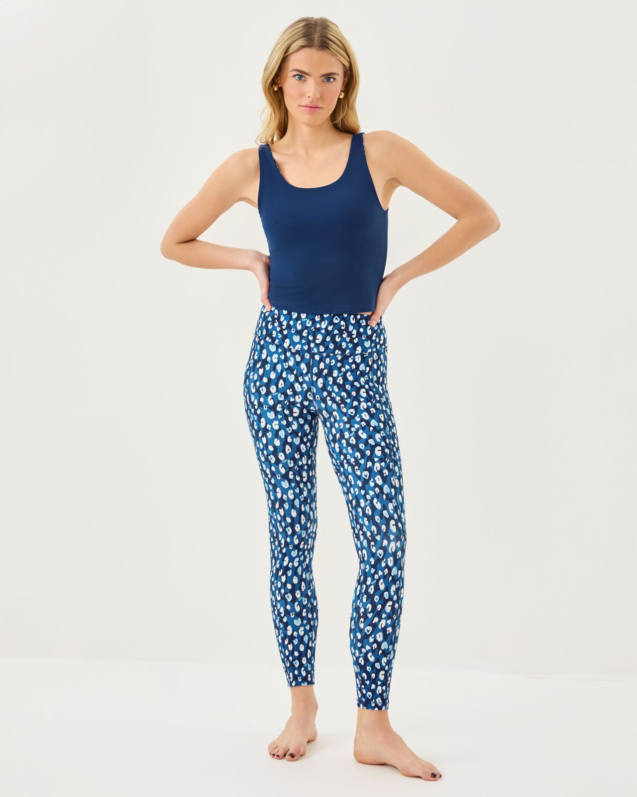 Weekender High Rise Legging UPF 50+ In Starlight Navy Youre An Animal