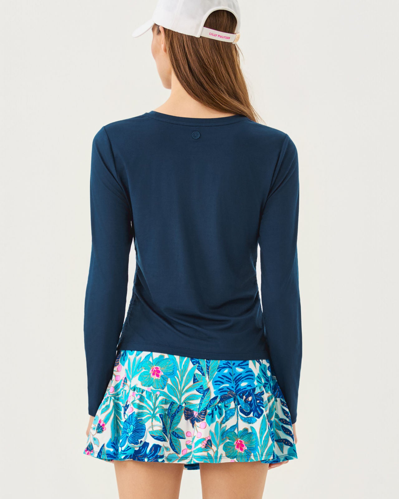Heston Long Sleeve Tee UPF 50+ In Low Tide Navy