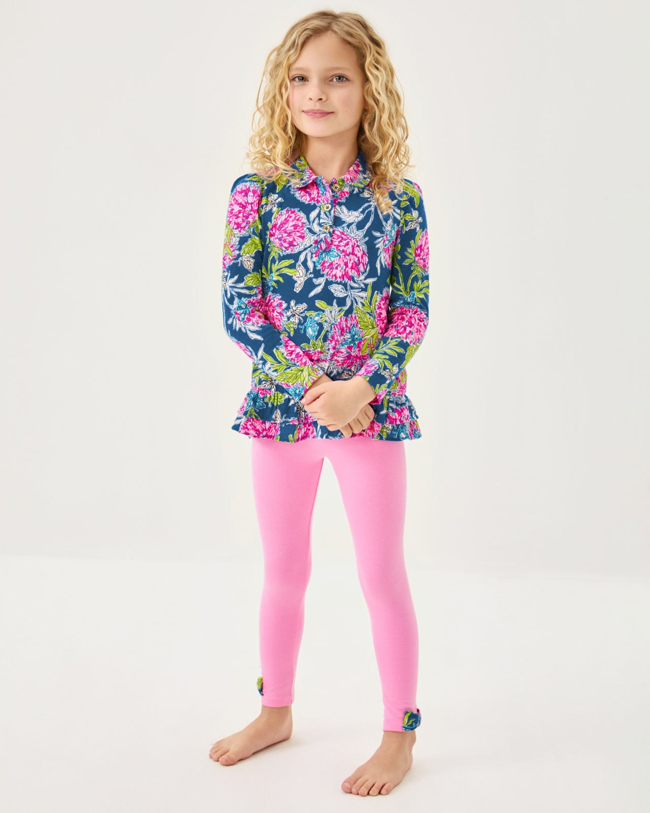 Penelope Tunic & Legging Set In Multi Dahlia Licious