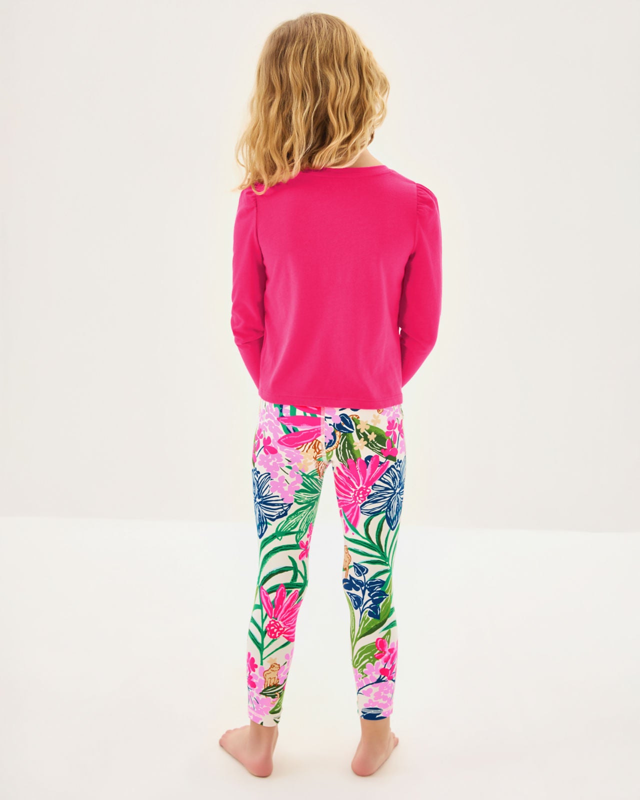 Mini Jansen Long Sleeved Top In Multi Brandmarked Lilly Script