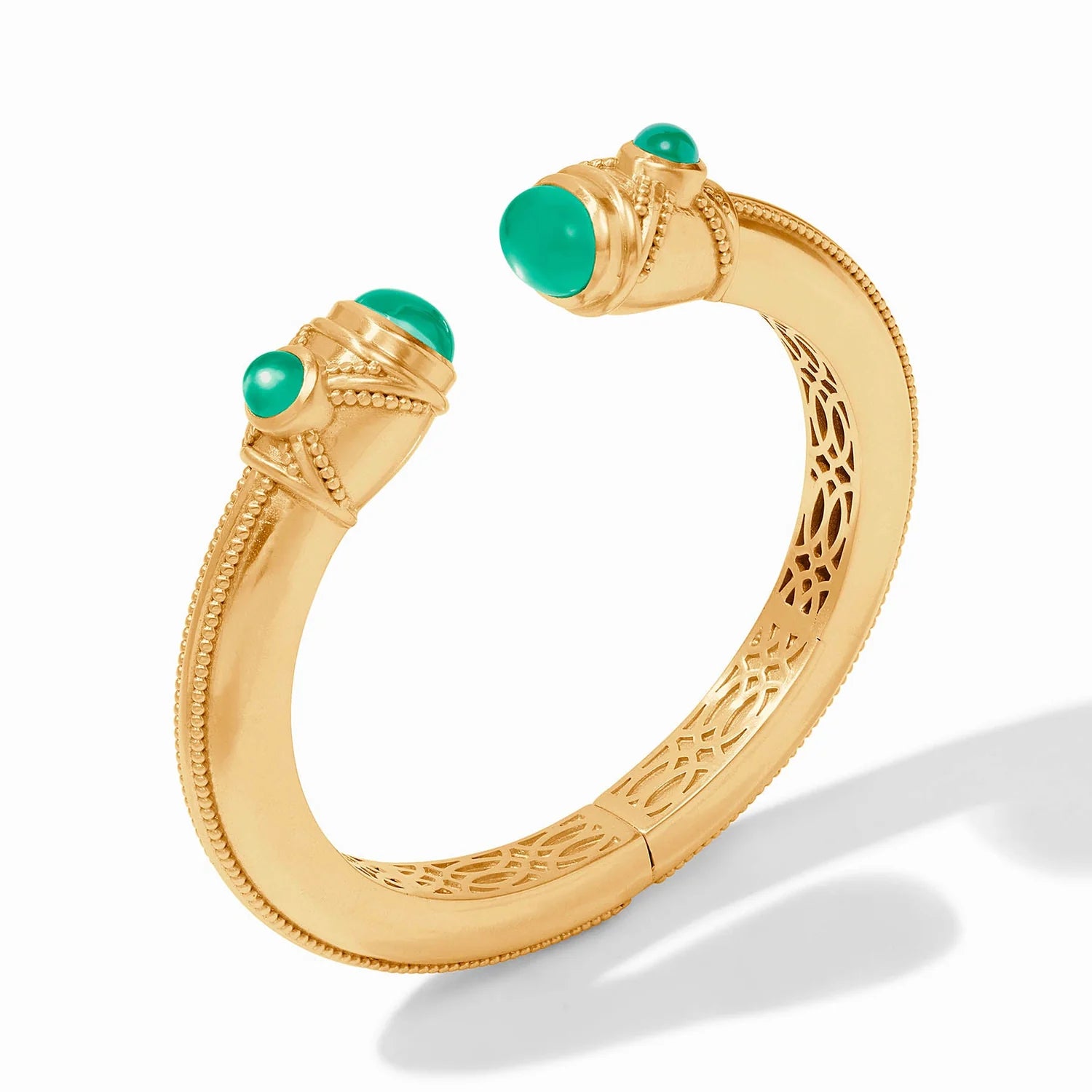 Cabochon Demi Cuff Bracelet