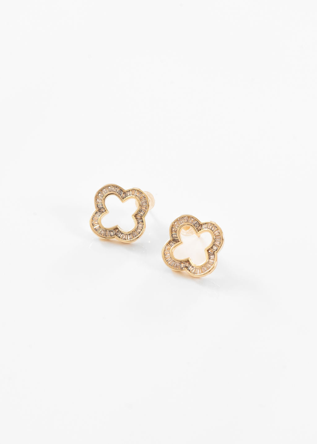 Dawn Baguette Stud Earring