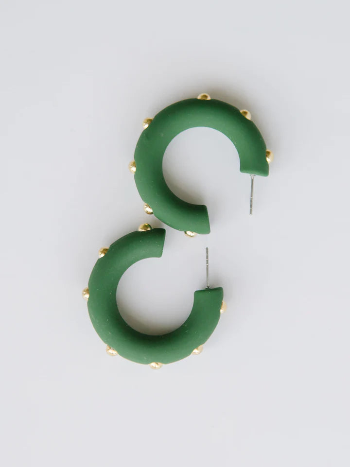 Medium Candace Hoop Earrings