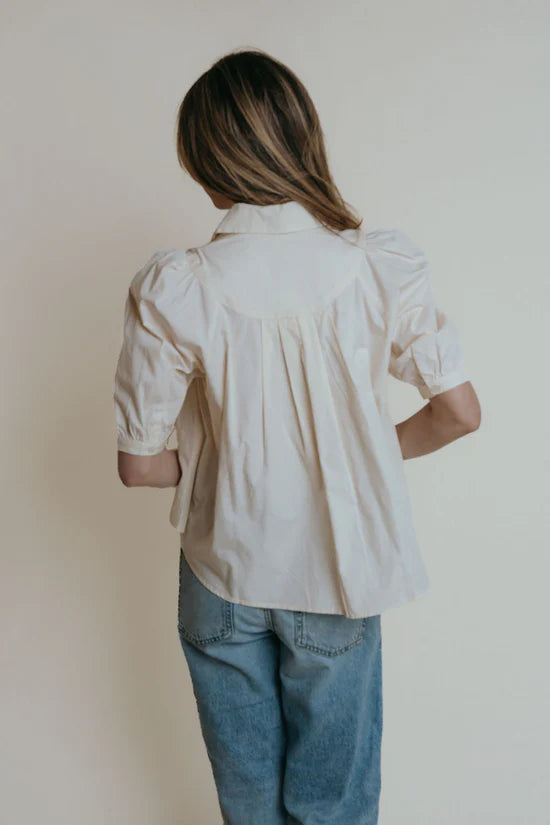 Hampden Top in Bone