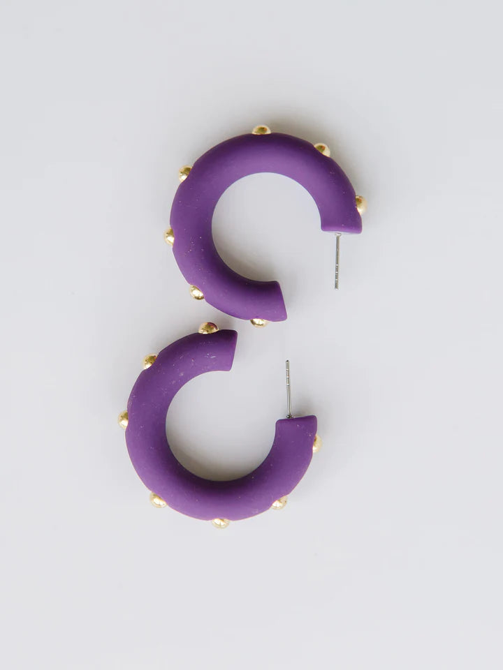 Medium Candace Hoop Earrings
