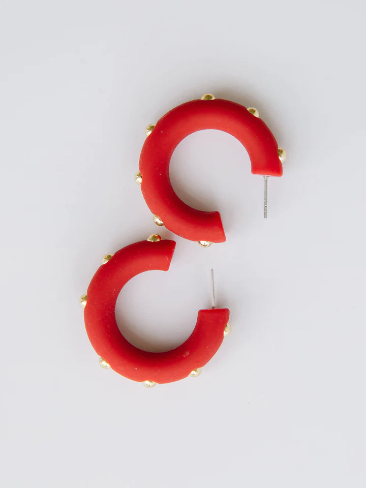 Medium Candace Hoop Earrings