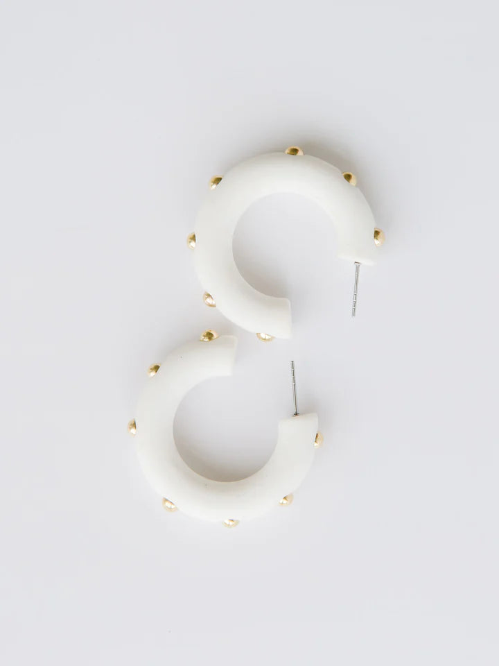 Medium Candace Hoop Earrings