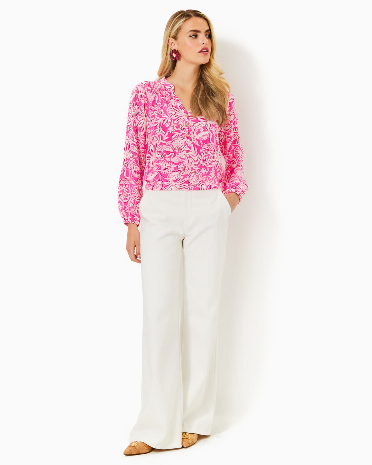 Elsa Top In Passion Fruit Pink Absolutely Flamazing