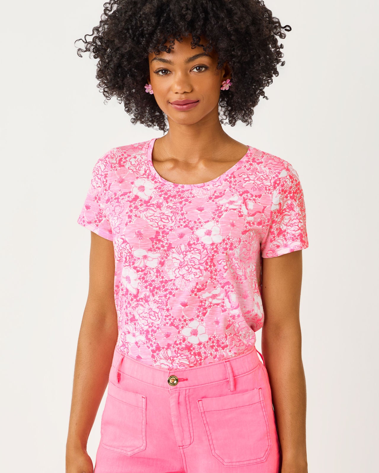 Etta Scoop-Neck In Burst Of Joy