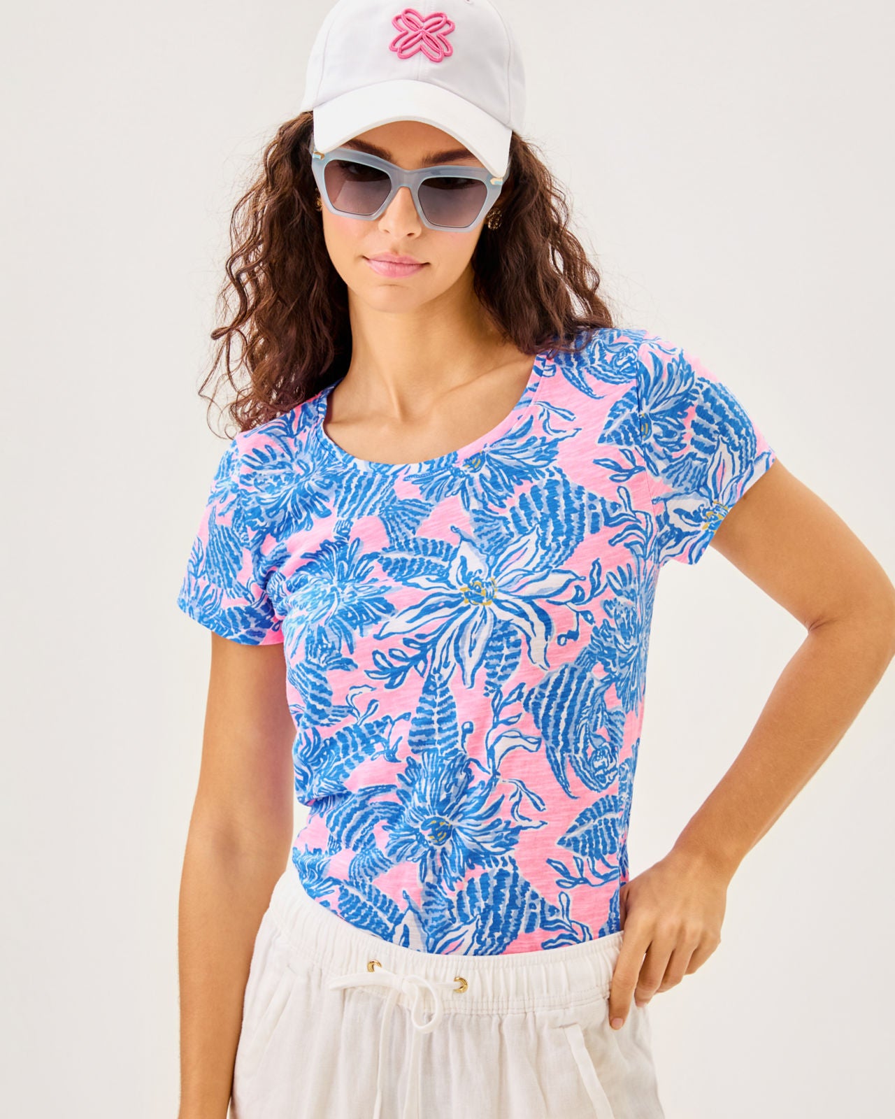 Etta Scoop-Neck In Conch Shell Pink Up Scale