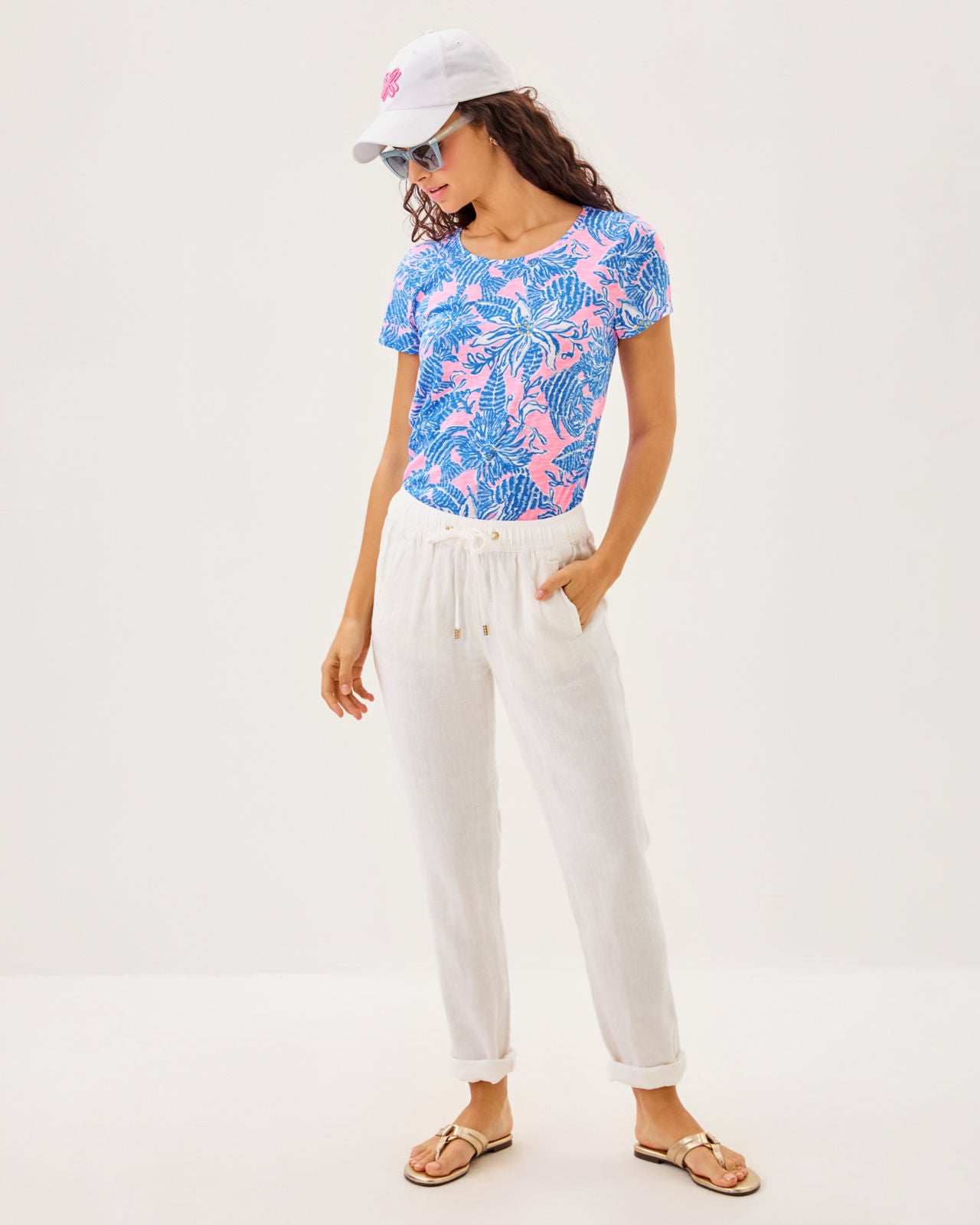 Etta Scoop-Neck In Conch Shell Pink Up Scale