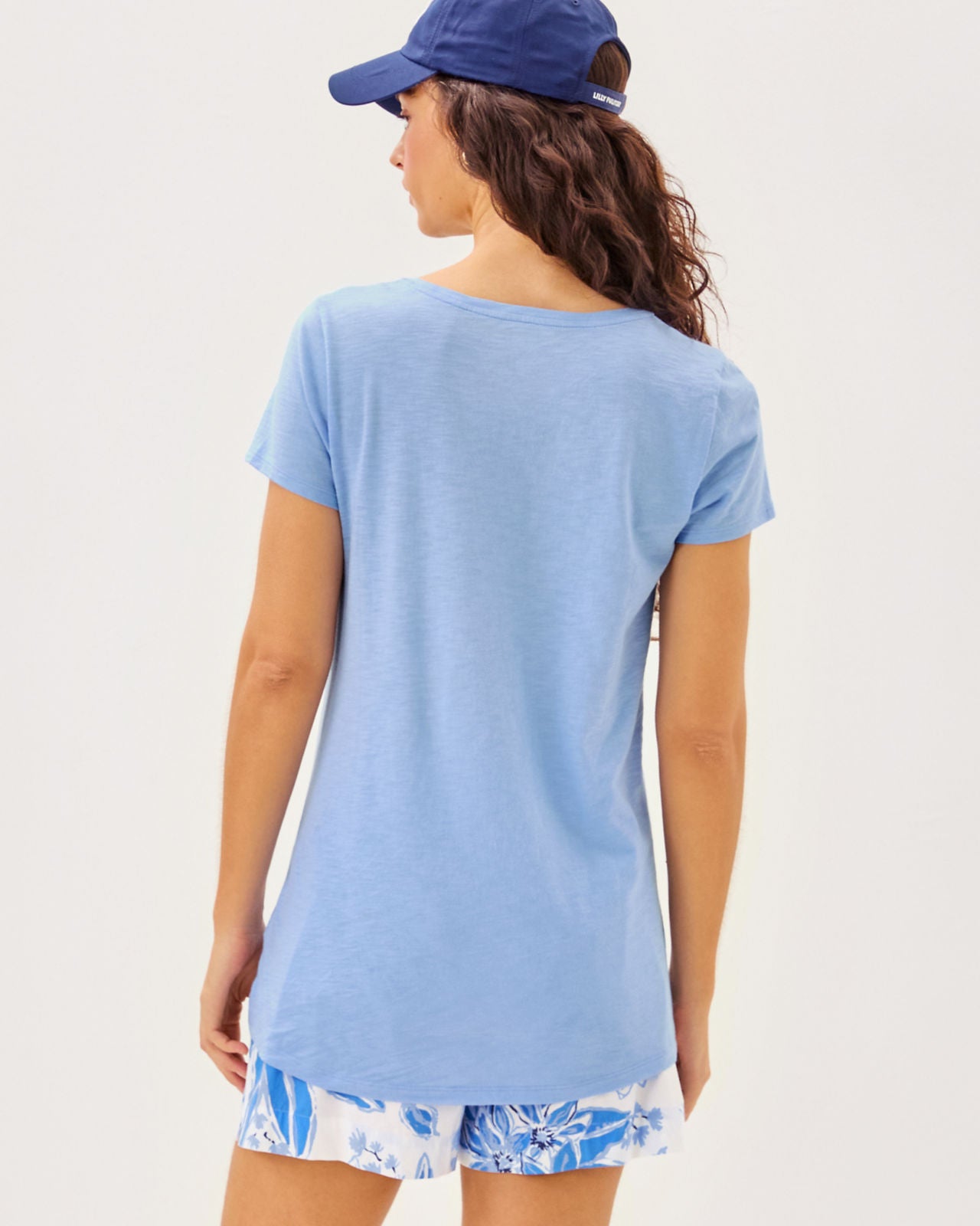Etta Scoop-Neck In Jacaranda Blue