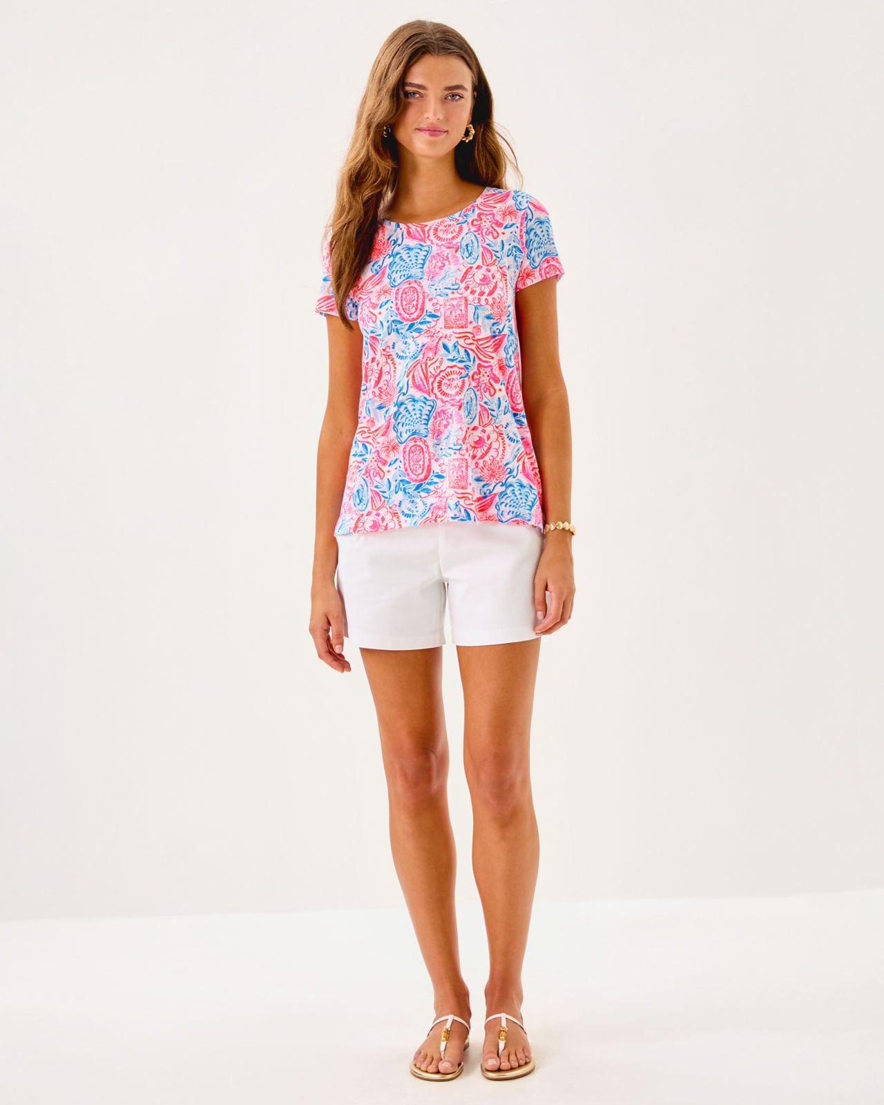 Etta Scoop-Neck In Resort White Lil Sun Sea Sand