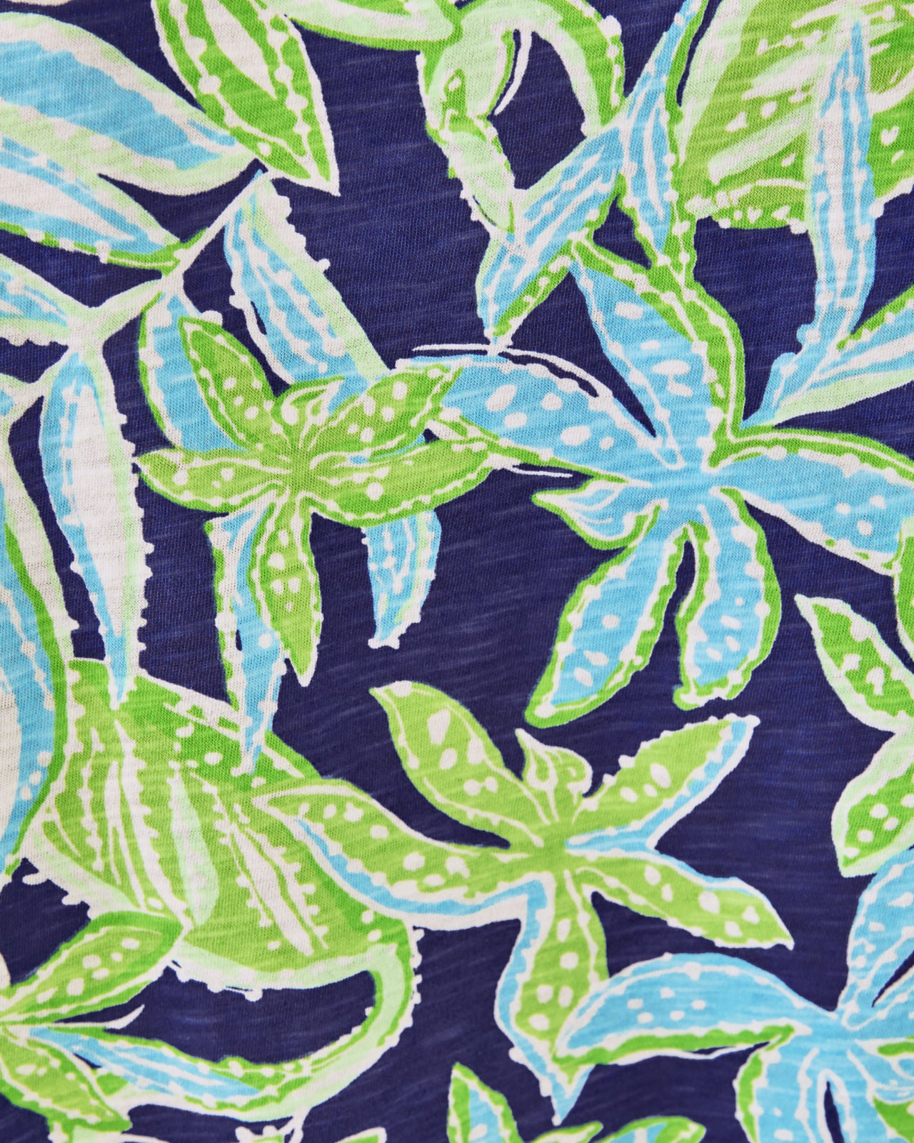 Etta Scoop-Neck In Sapphire Pool Tropical Tango