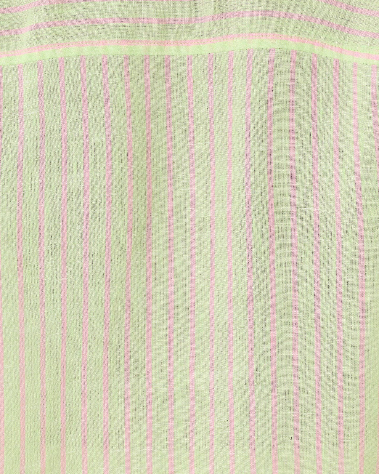 Sea View Button Down In Pistachio Macaron X Conch Shell Pink
