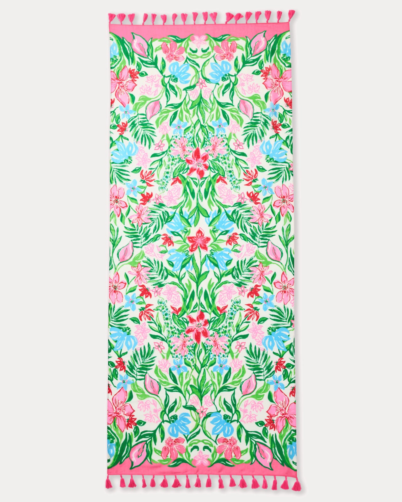 Resort Scarf In Multi Glowing Gardens