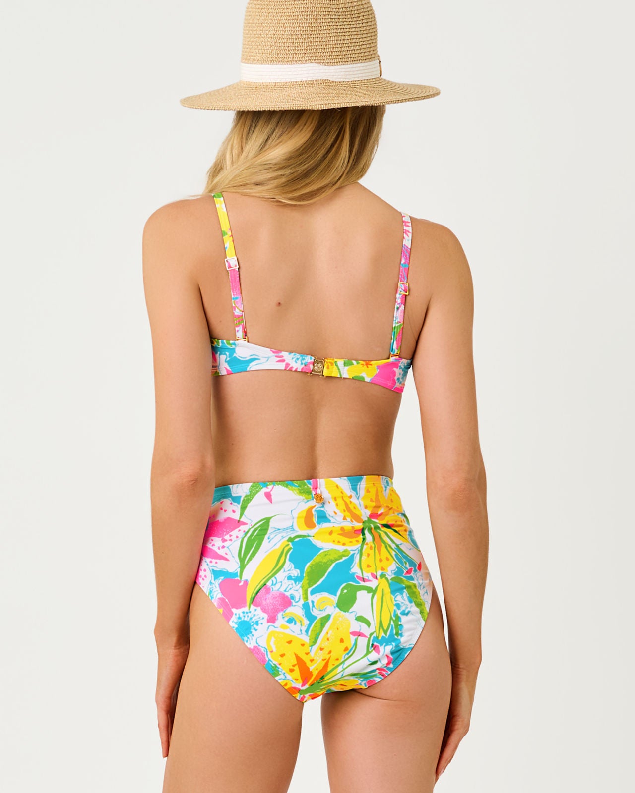 Yarrow High Waisted Bottom In Lovely Lilly
