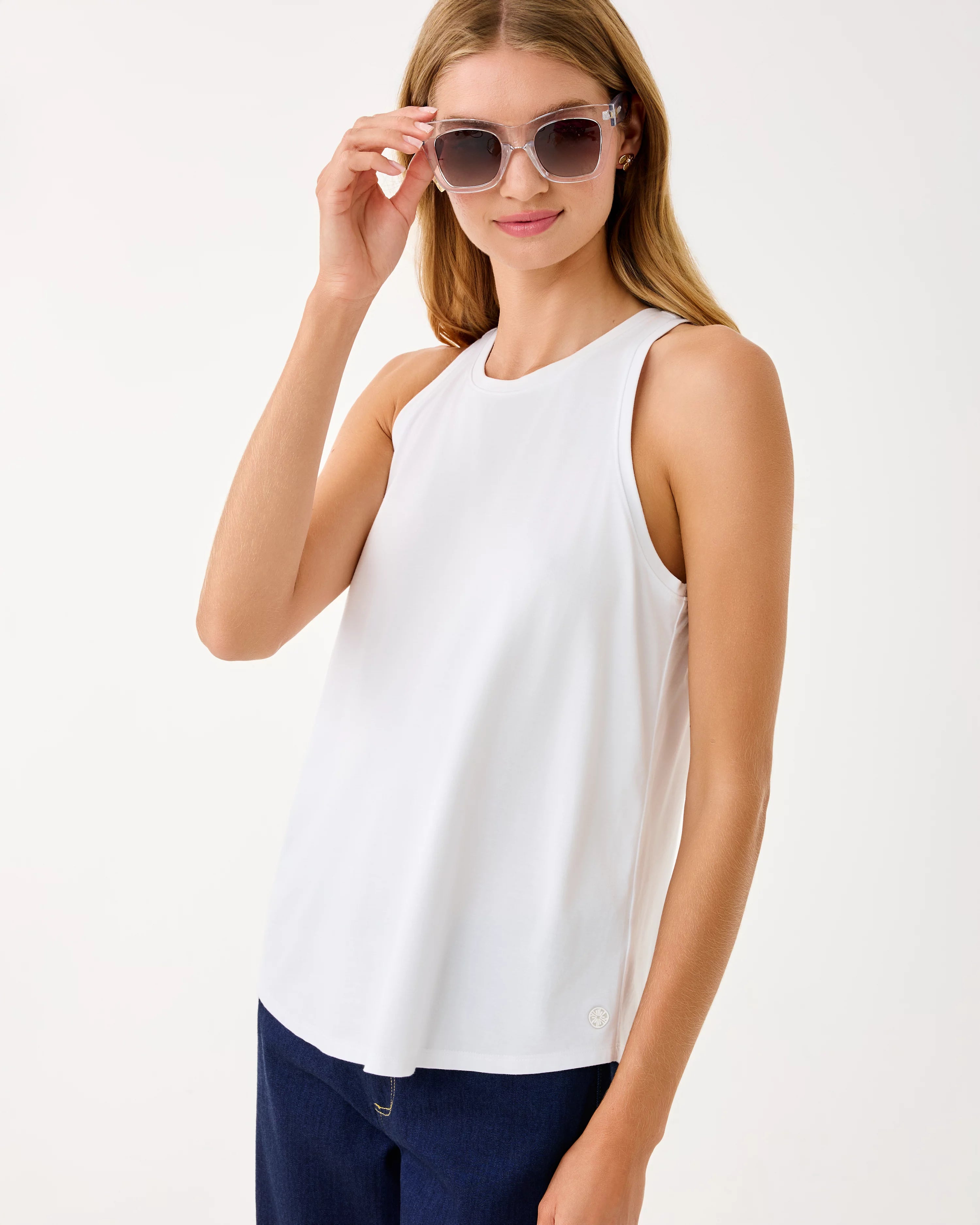 Westley Active Tank UPF 50+ In Resort White