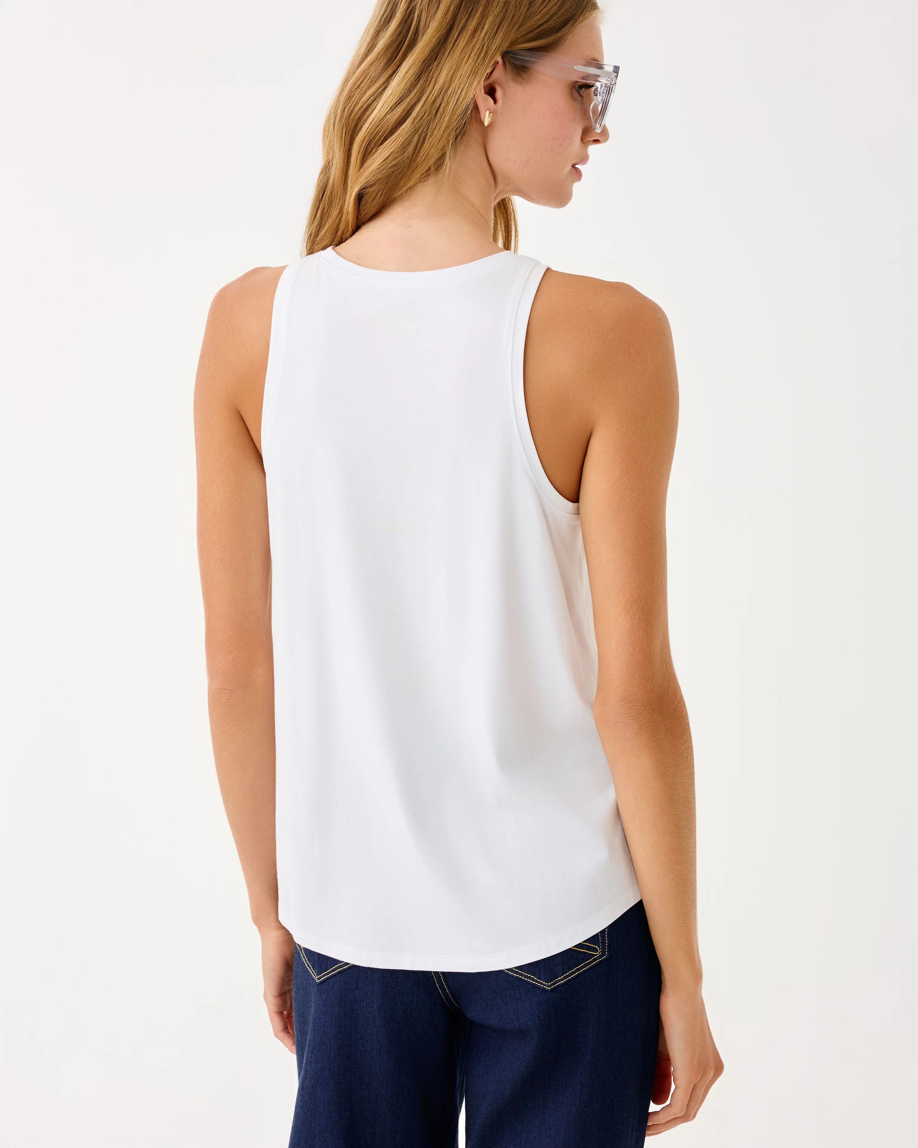 Westley Active Tank UPF 50+ In Resort White