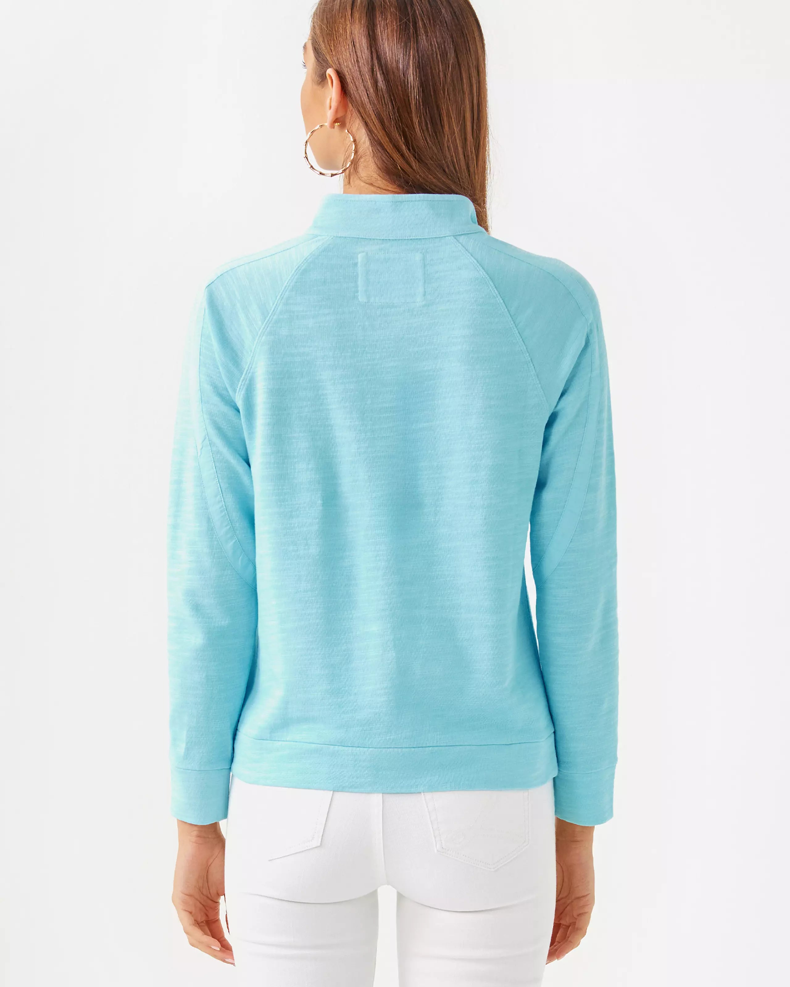 Ashlee Pullover in Fresh Water Blue