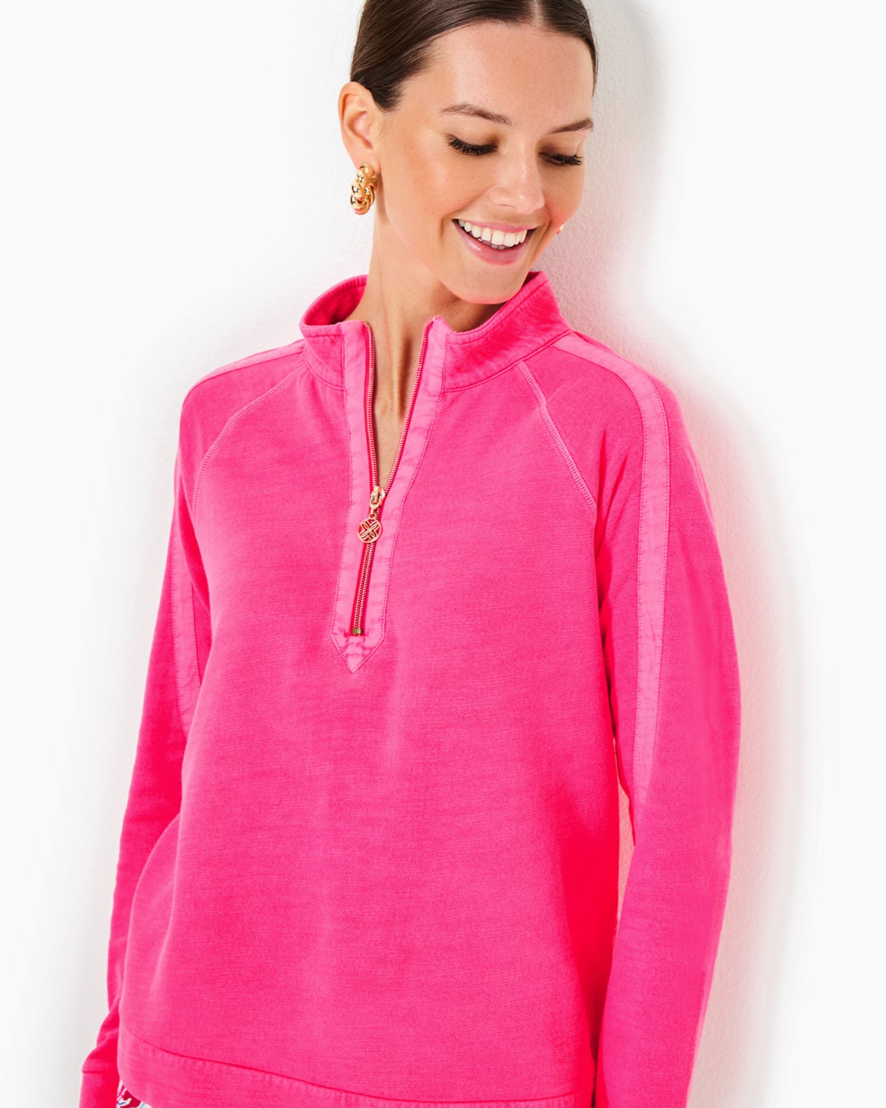 Ashlee Pullover In Passion Fruit Pink