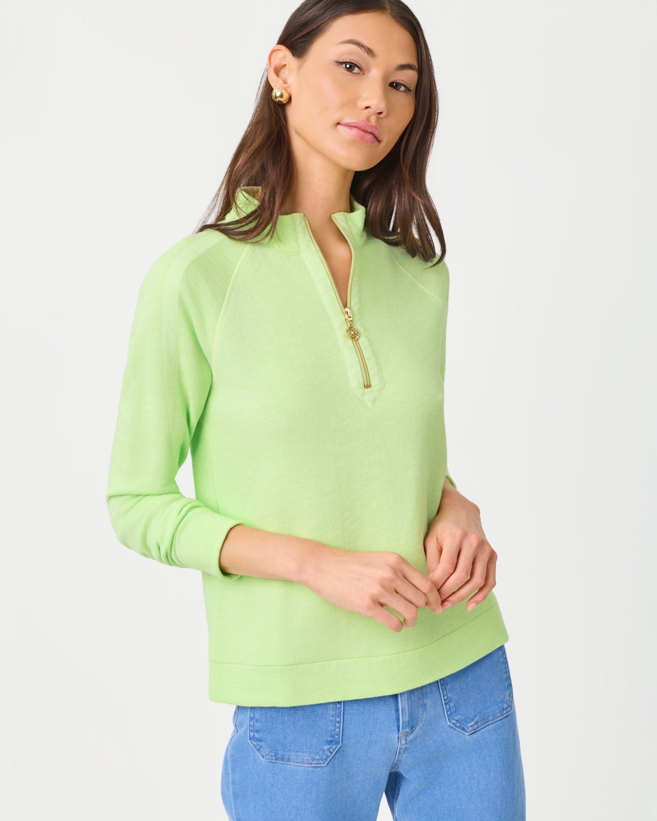Ashlee Pullover in Pistachio Macaron