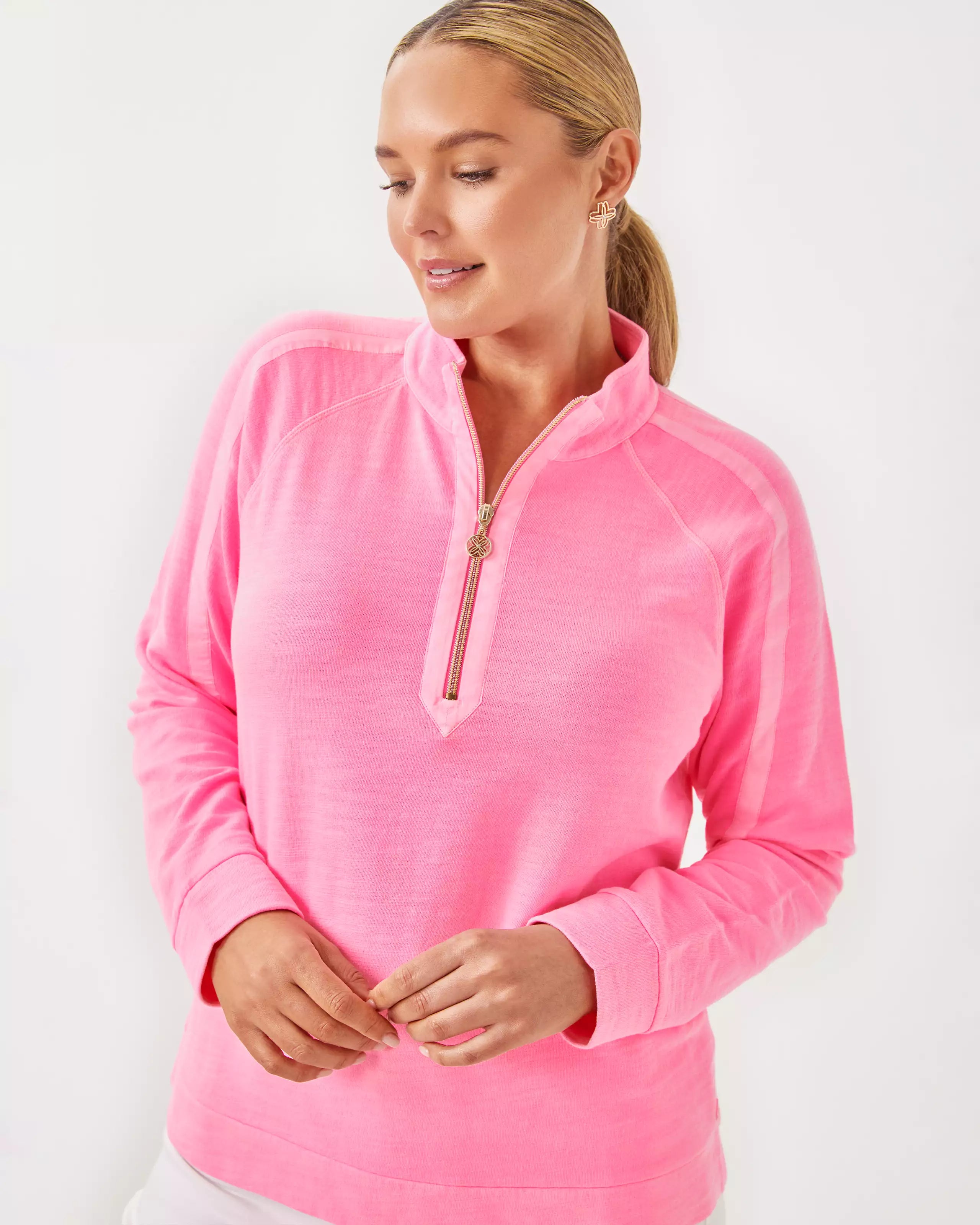 Ashlee Pullover in Rousseau Pink