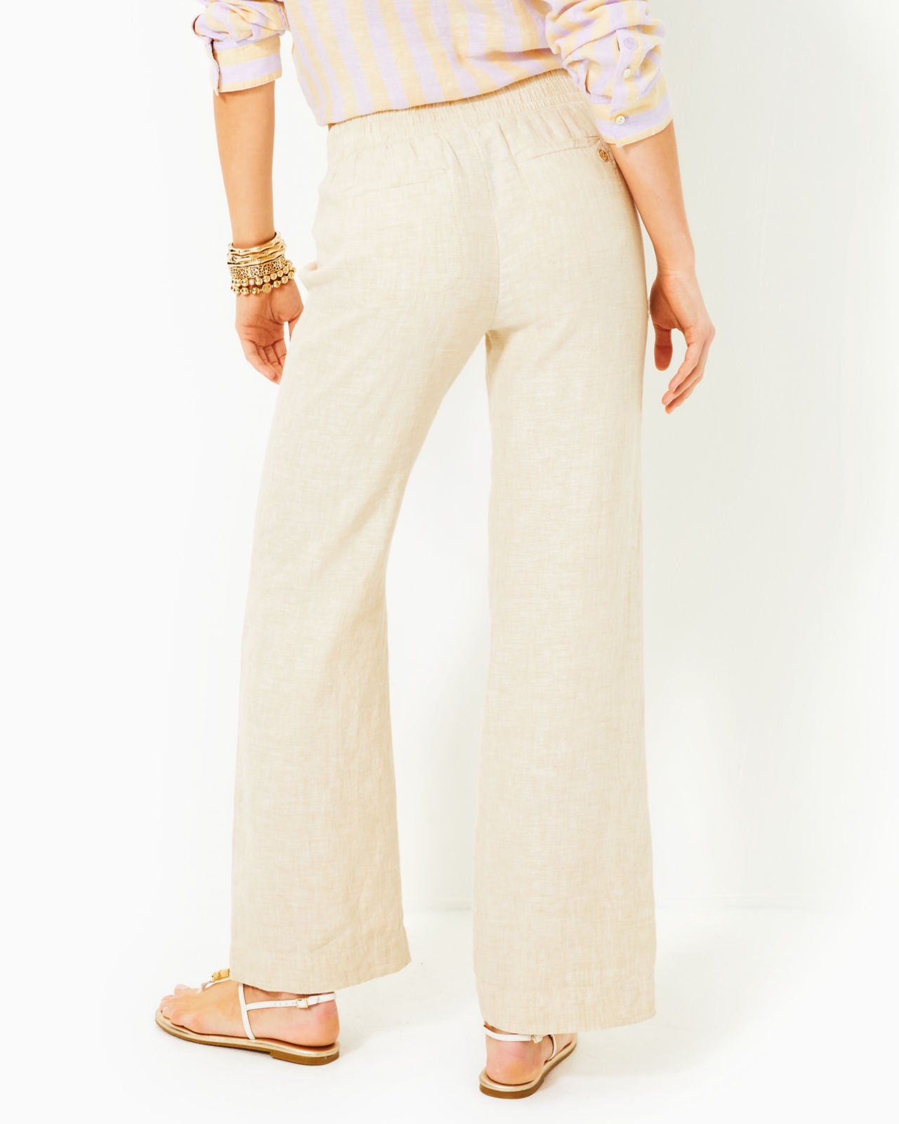 Deri Linen Palazzo Pants