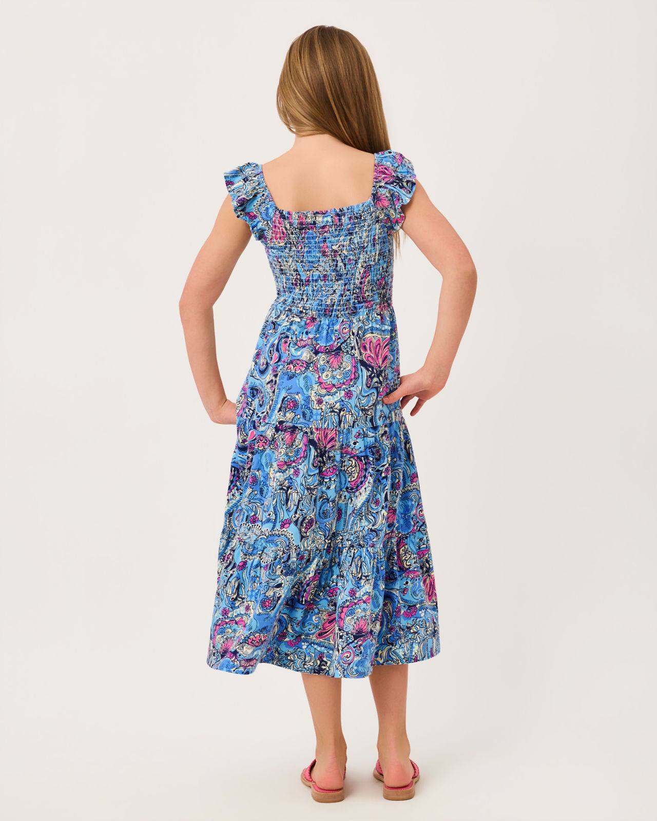Mini Jilly Midi Dress In Paisley Parade