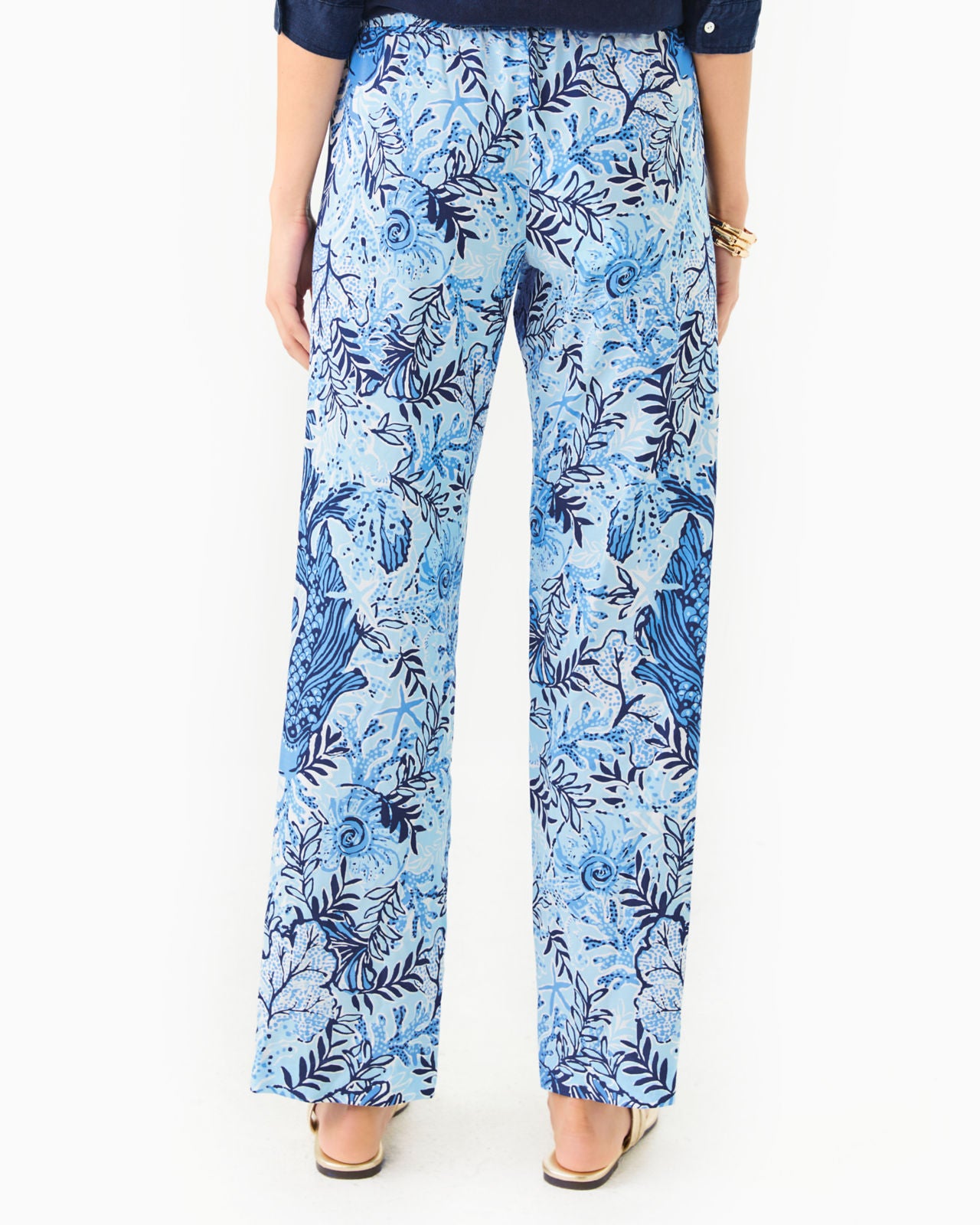 Bal Harbour Palazzo Pant In Bonaire Blue Just A Little Koi