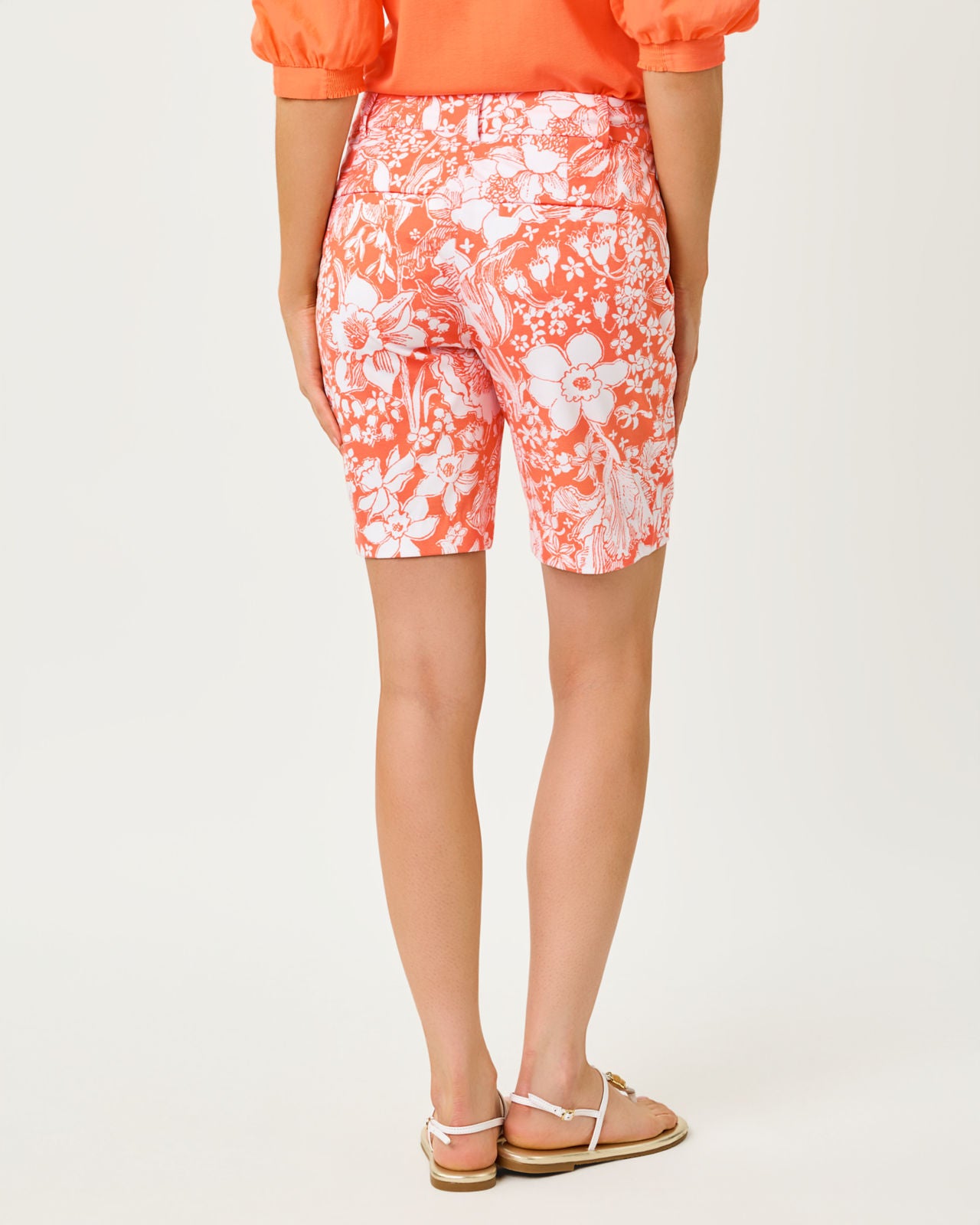 Natia Mid-Rise Knit Short In Budding Romance