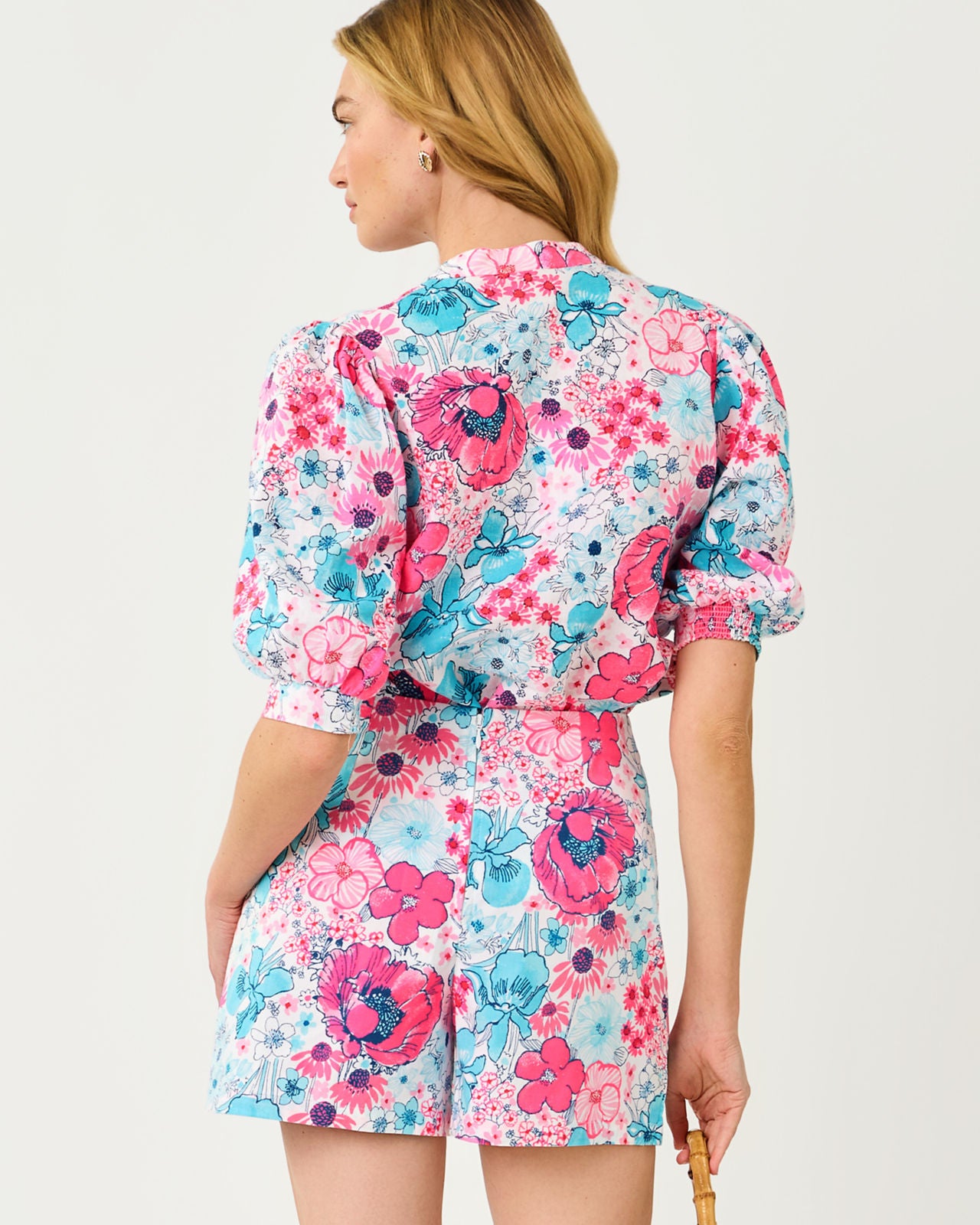 Mialeigh Elbow Sleeve Linen Top In In All Her Glory