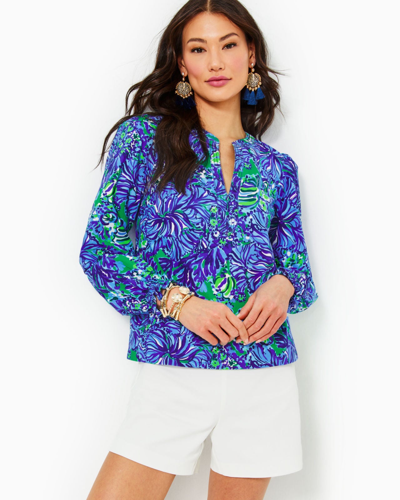 Coulter Long Sleeve Cotton Top