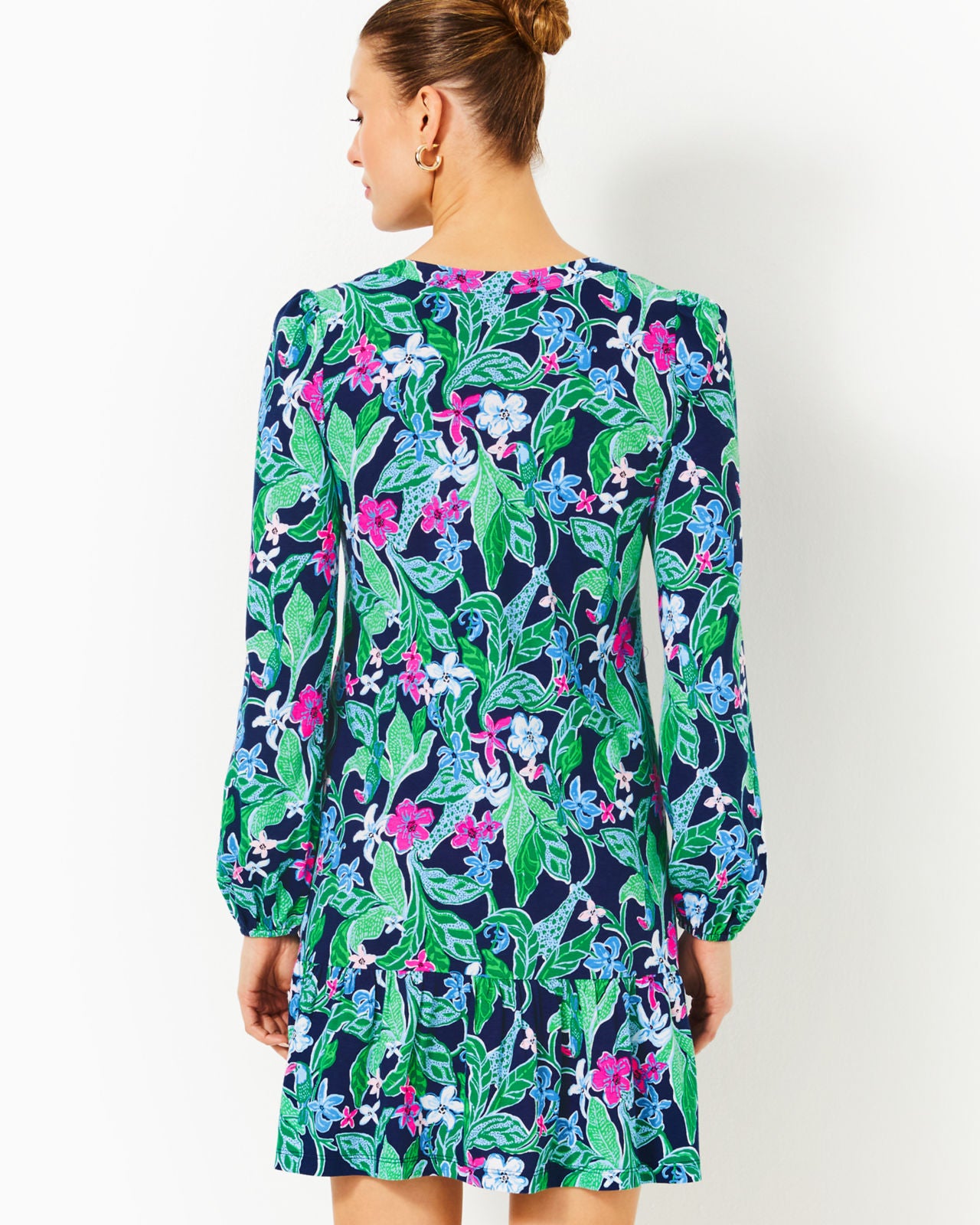 Alyssa Long Sleeve Dress In Multi Untamed