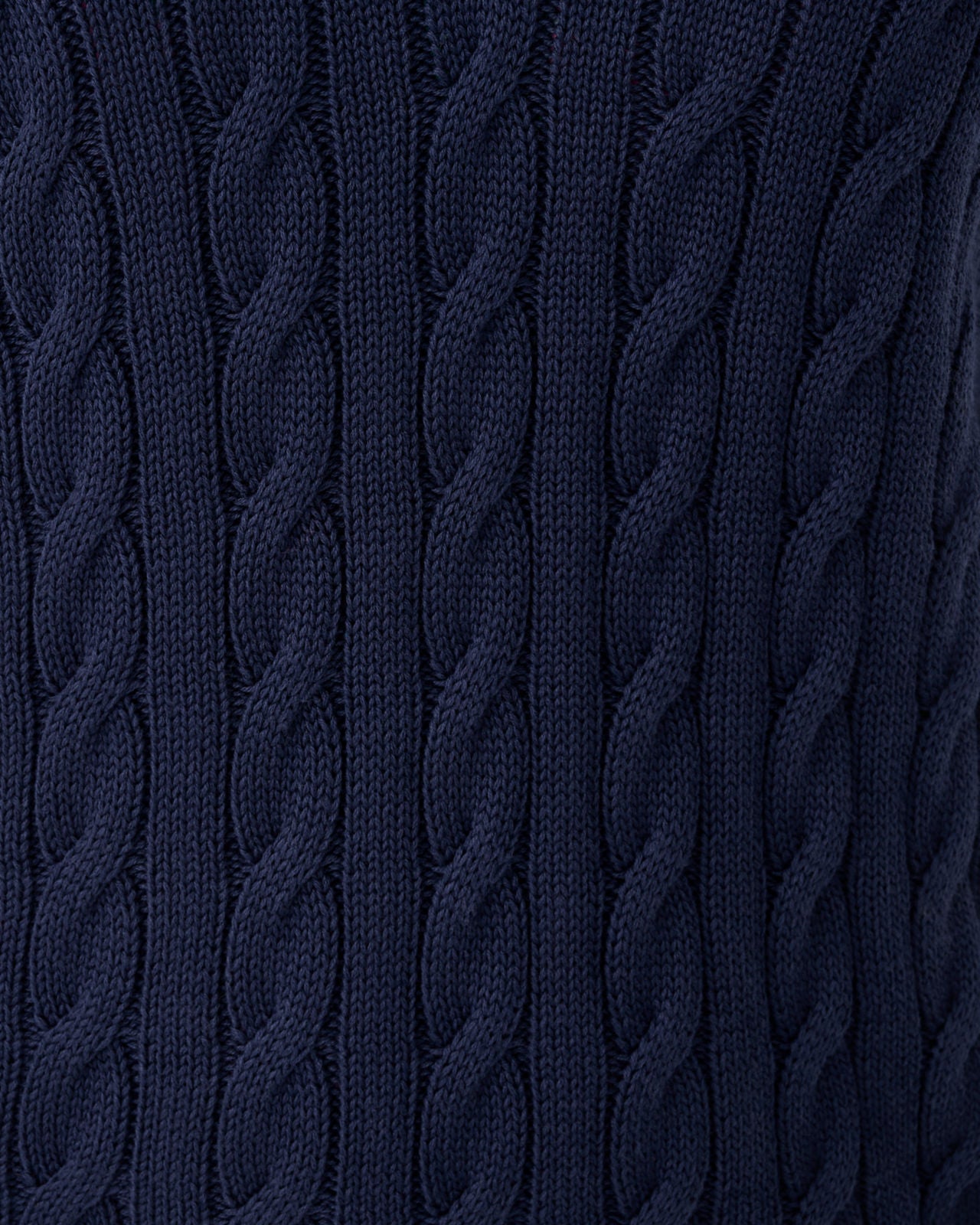 Brockton Sweater In Low Tide Navy X Jolie Green Tipping