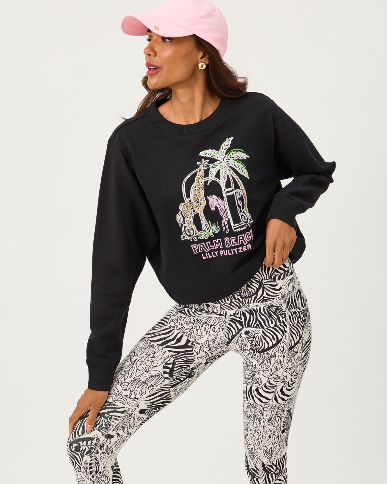 Ballad Long Sleeve Sweatshirt In Lillys Zoo